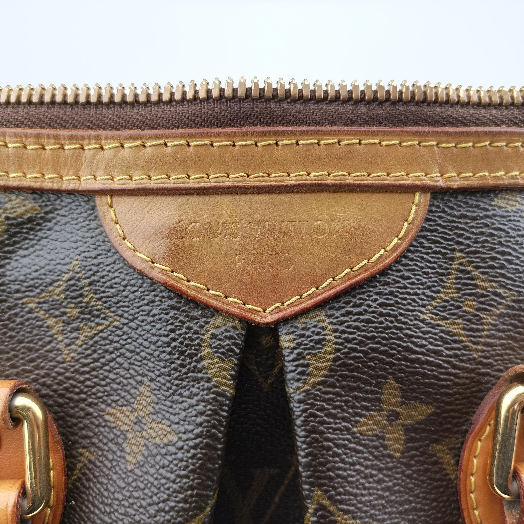 Pre-owned Louis Vuitton PALERMO PM Brown Monogram Canvas M40145 handbag | stylenewstar