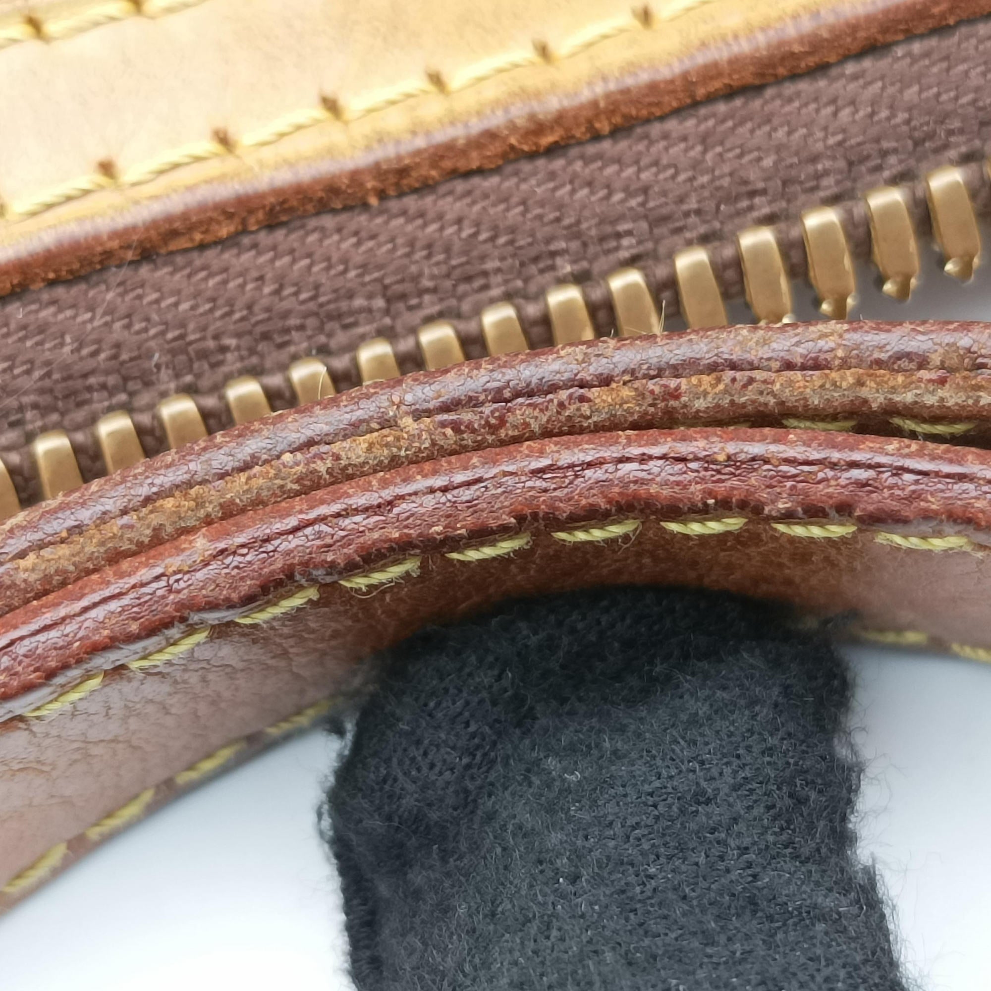 Pre-owned Louis Vuitton PALERMO PM Brown Monogram Canvas M40145 handbag | stylenewstar
