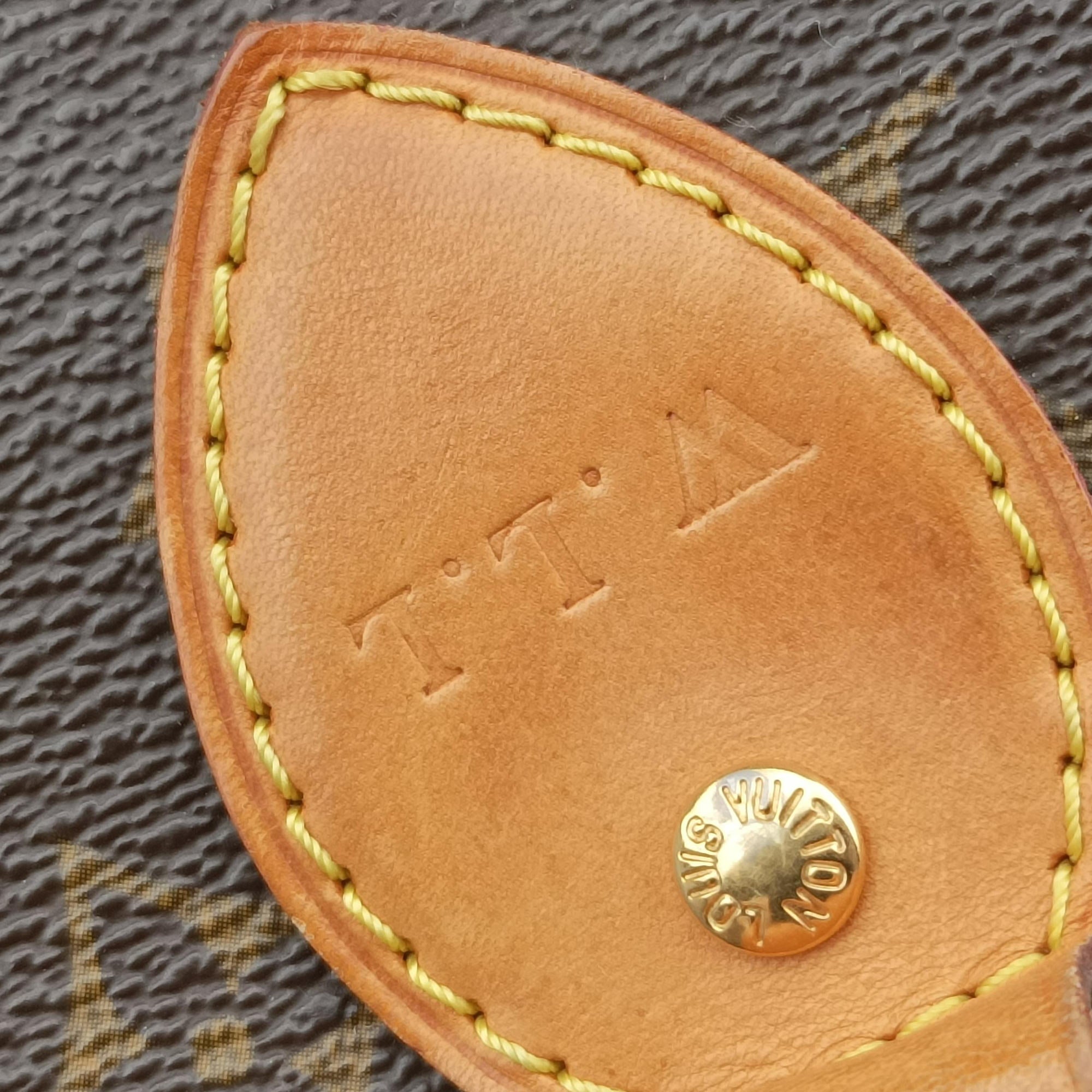 Pre-owned Louis Vuitton PALERMO PM Brown Monogram Canvas M40145 handbag | stylenewstar