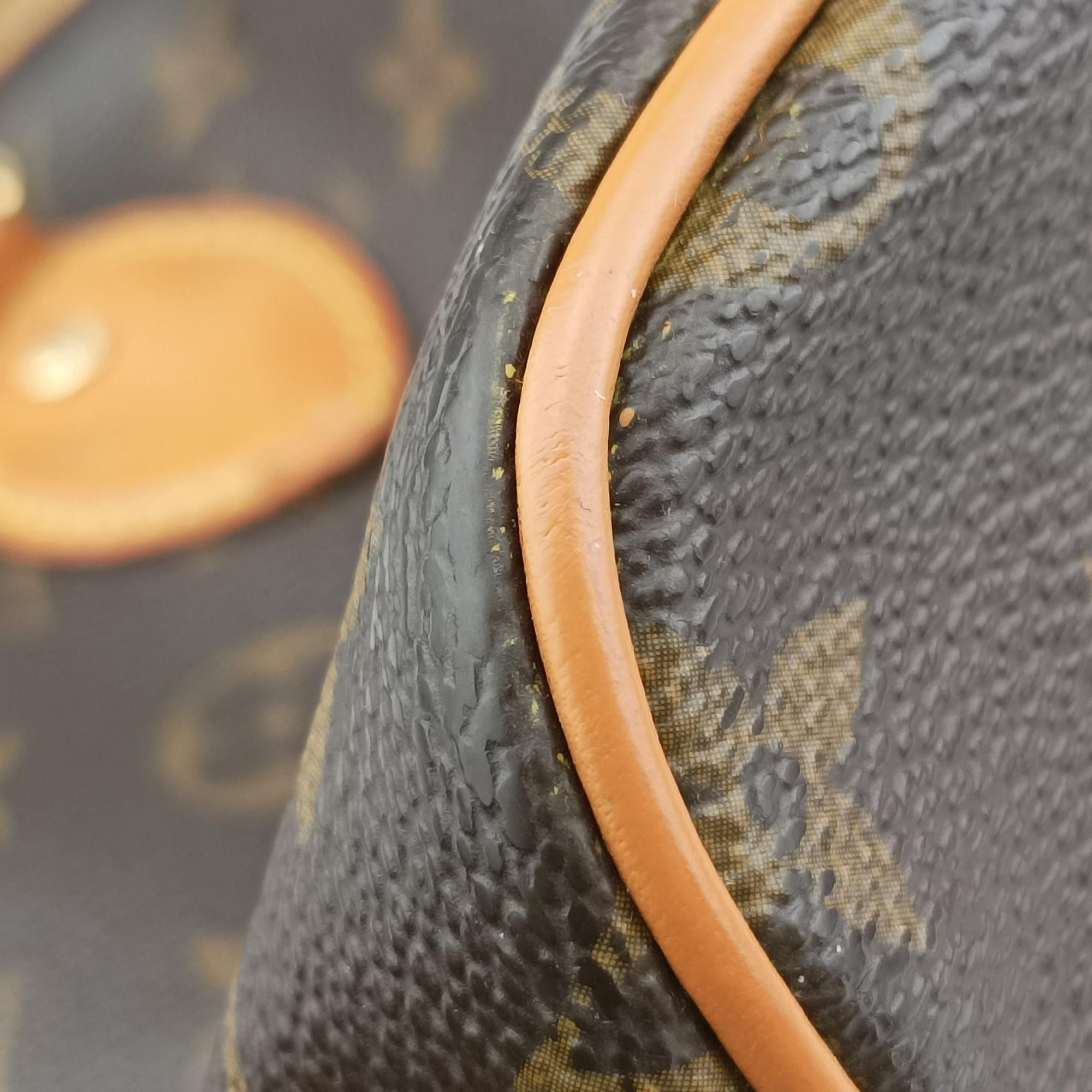 Pre-owned Louis Vuitton PALERMO PM Brown Monogram Canvas M40145 handbag | stylenewstar