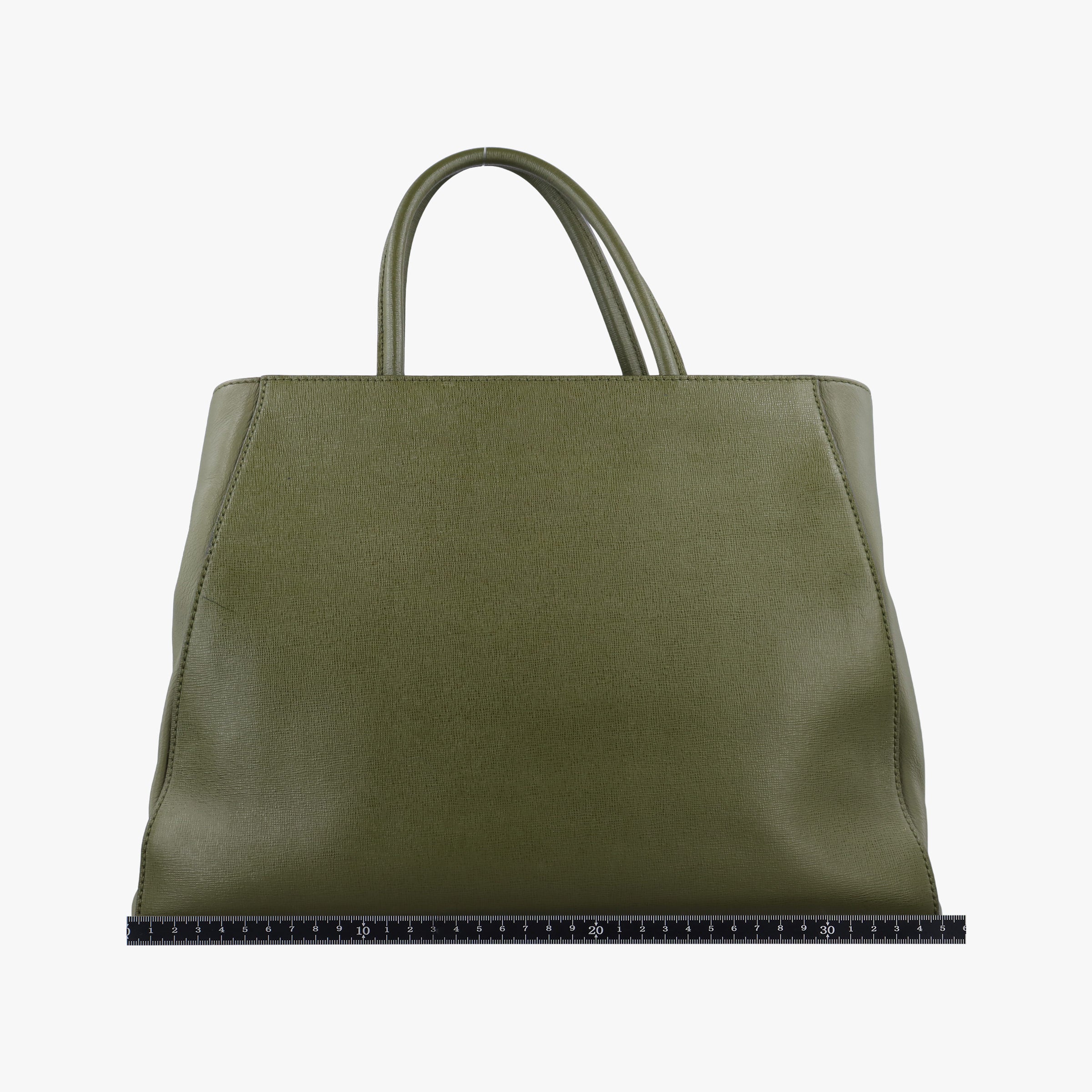 Vintage Fendi Petite 2 JOURS Green Leather 8BH250 shoulderbag | stylenewstar