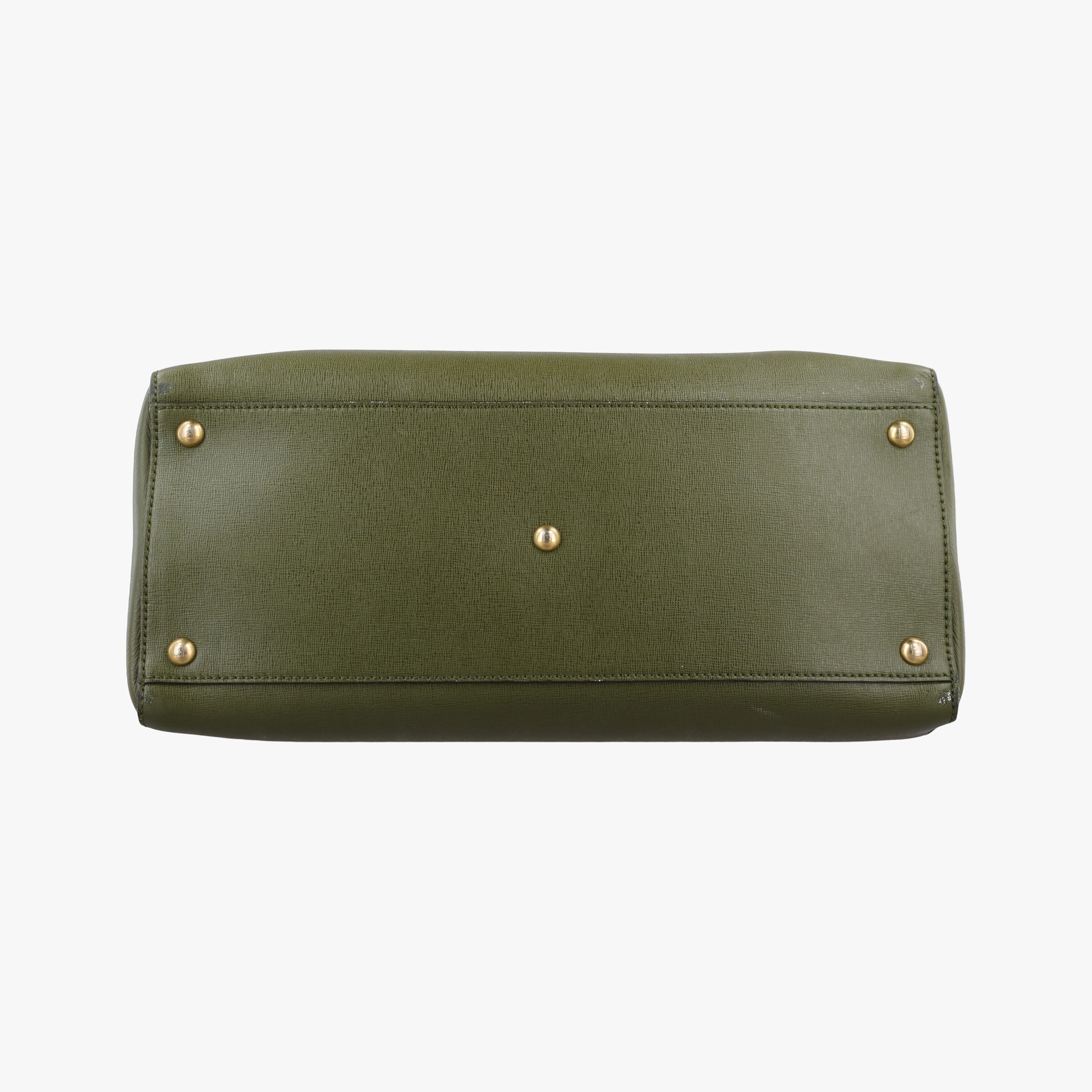 Vintage Fendi Petite 2 JOURS Green Leather 8BH250 shoulderbag | stylenewstar