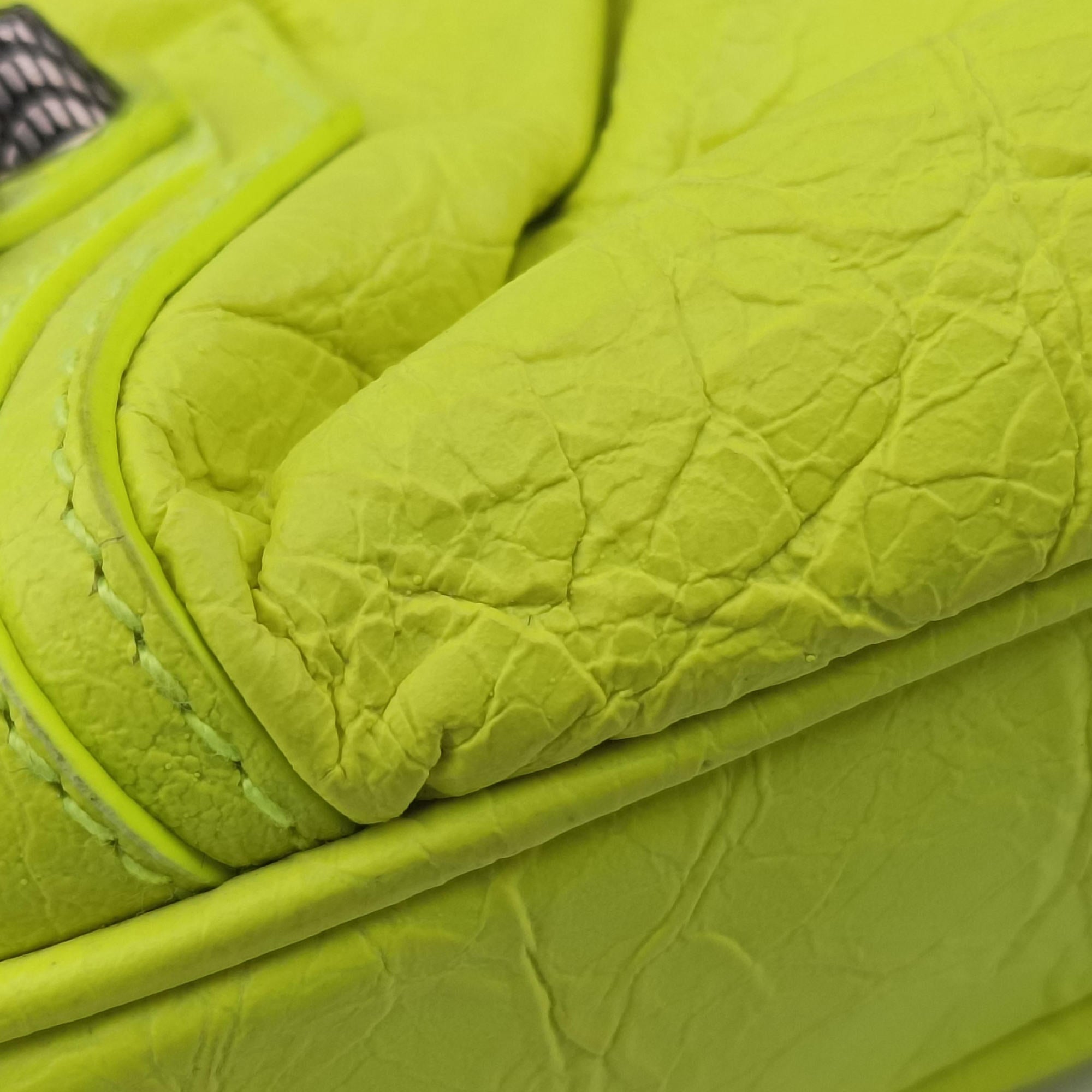 Vintage Balenciaga Le Cagole Green lambskin  handbag | stylenewstar