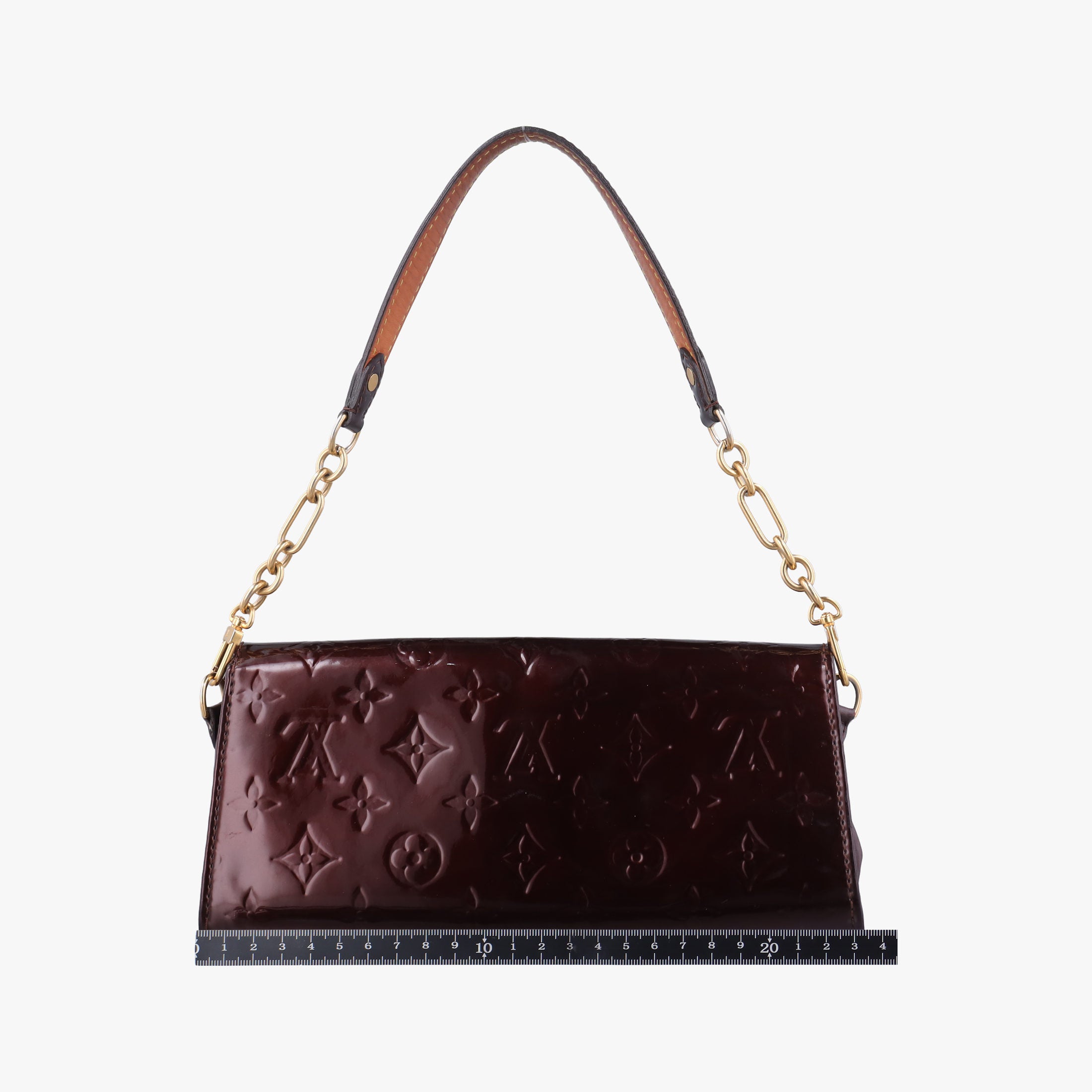 Pre-owned Louis Vuitton Sunset Boulevard Amarante Vernis M93542 shoulderbag | stylenewstar