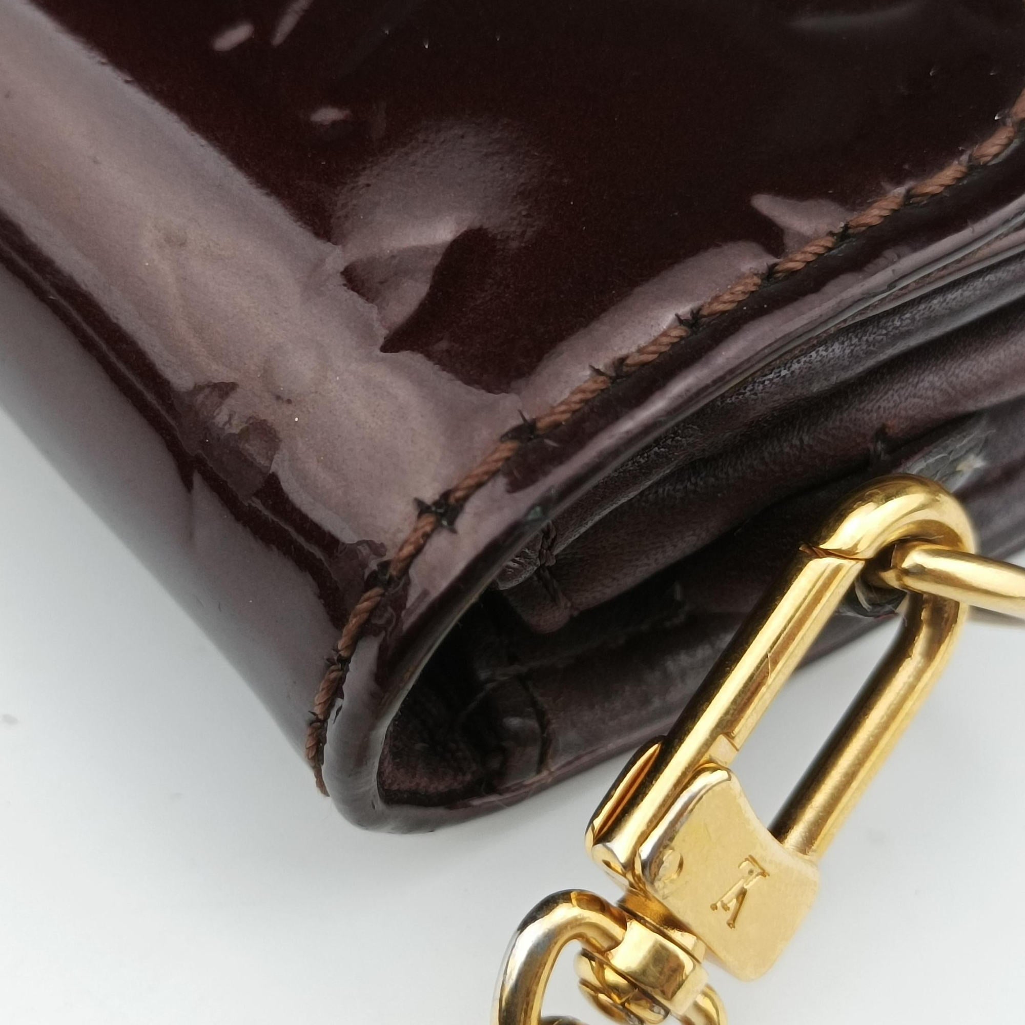 Pre-owned Louis Vuitton Sunset Boulevard Amarante Vernis M93542 shoulderbag | stylenewstar