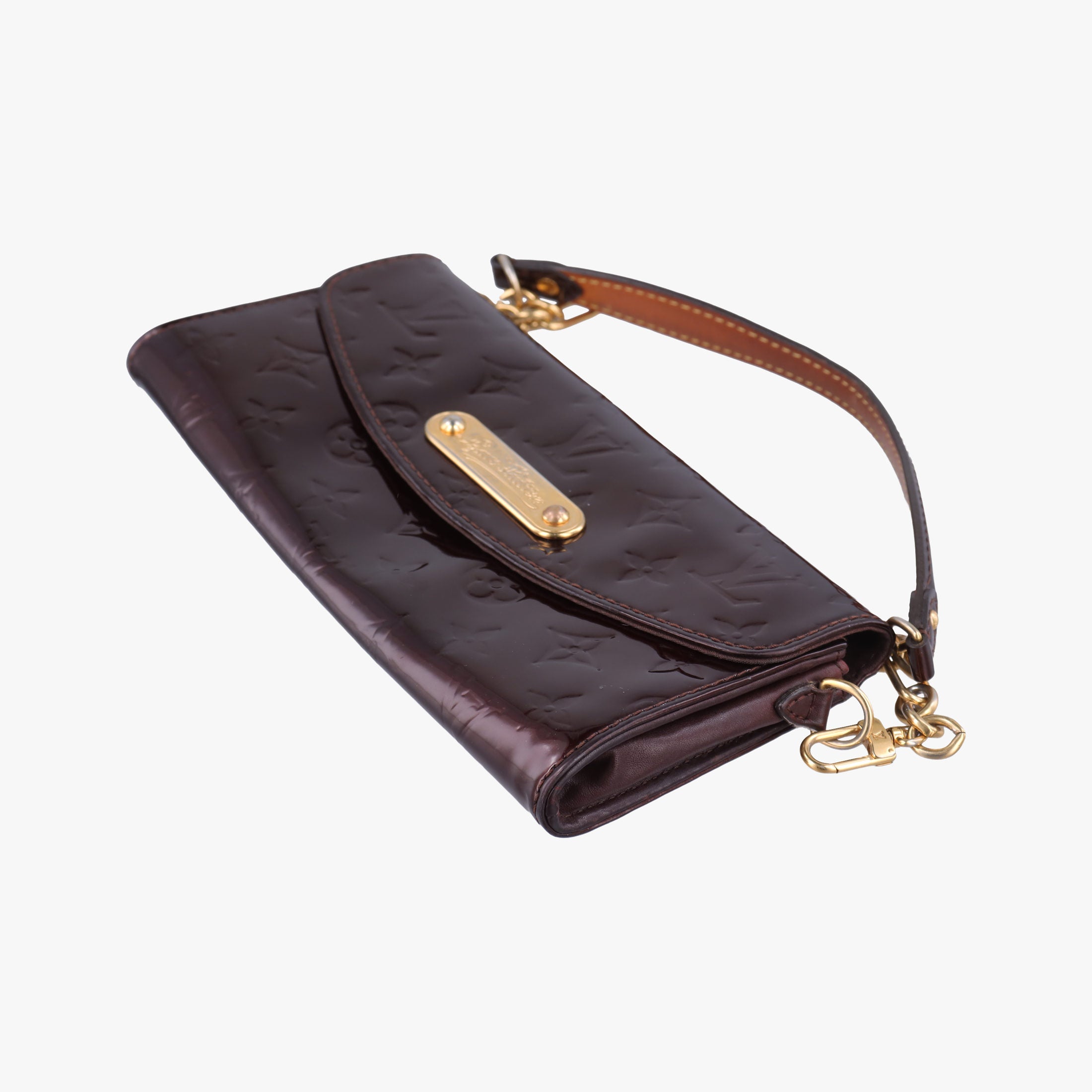 Pre-owned Louis Vuitton Sunset Boulevard Amarante Vernis M93542 shoulderbag | stylenewstar
