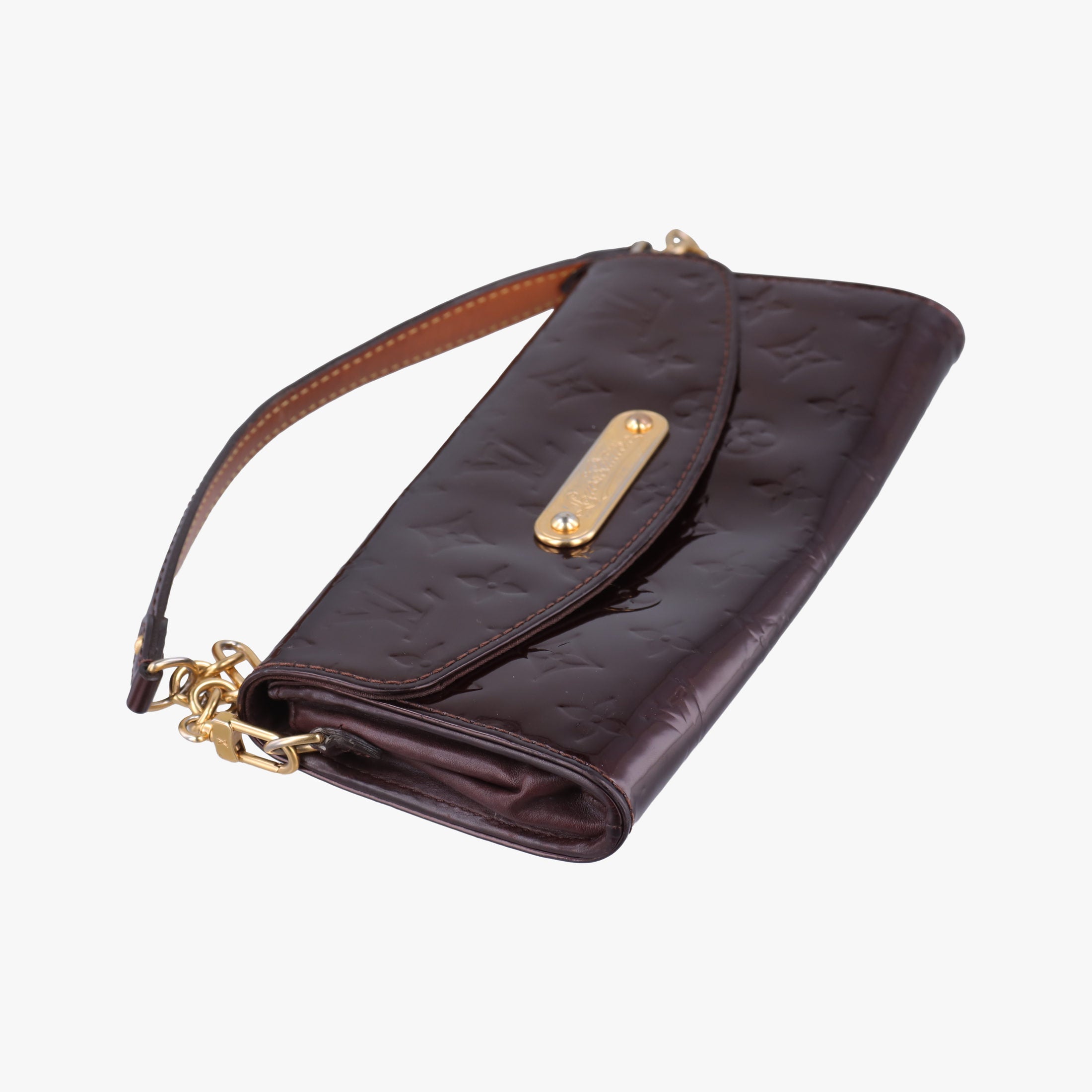 Pre-owned Louis Vuitton Sunset Boulevard Amarante Vernis M93542 shoulderbag | stylenewstar