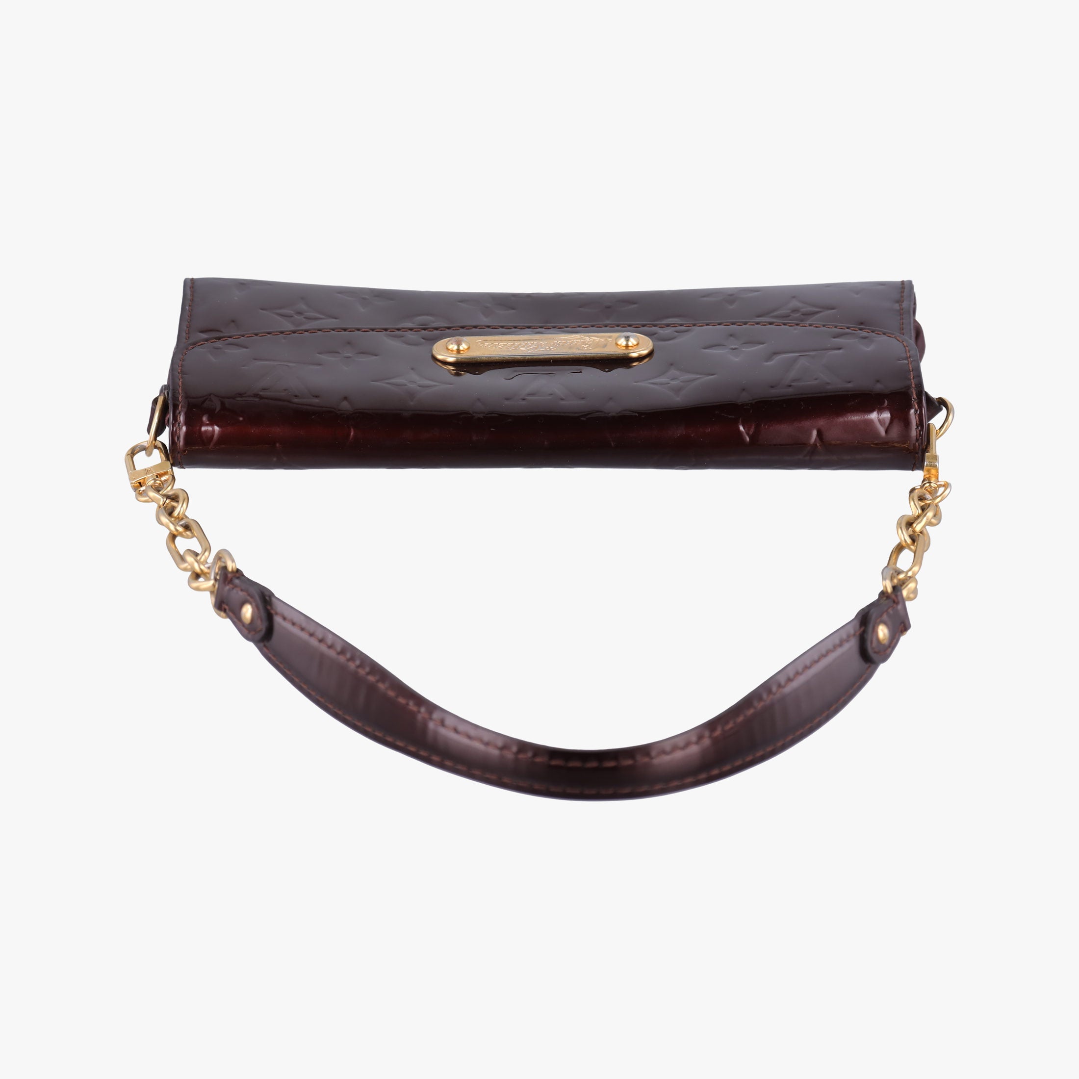 Pre-owned Louis Vuitton Sunset Boulevard Amarante Vernis M93542 shoulderbag | stylenewstar