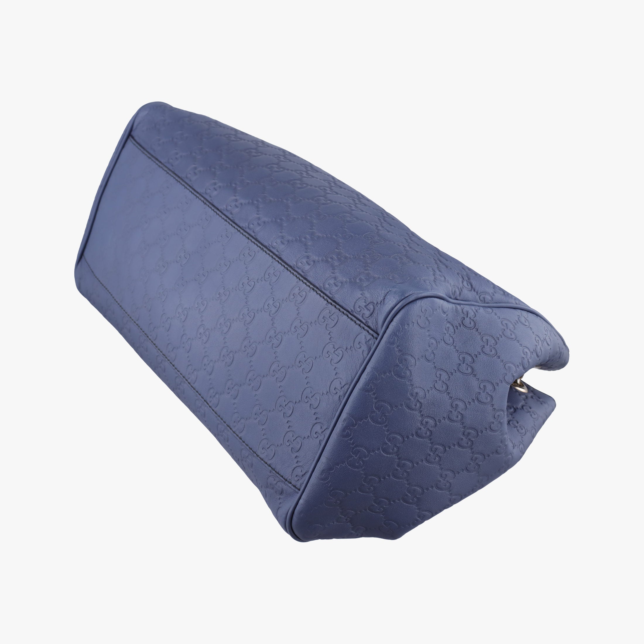 Pre-owned Gucci Emily Blue Leather 336757 shoulderbag | stylenewstar