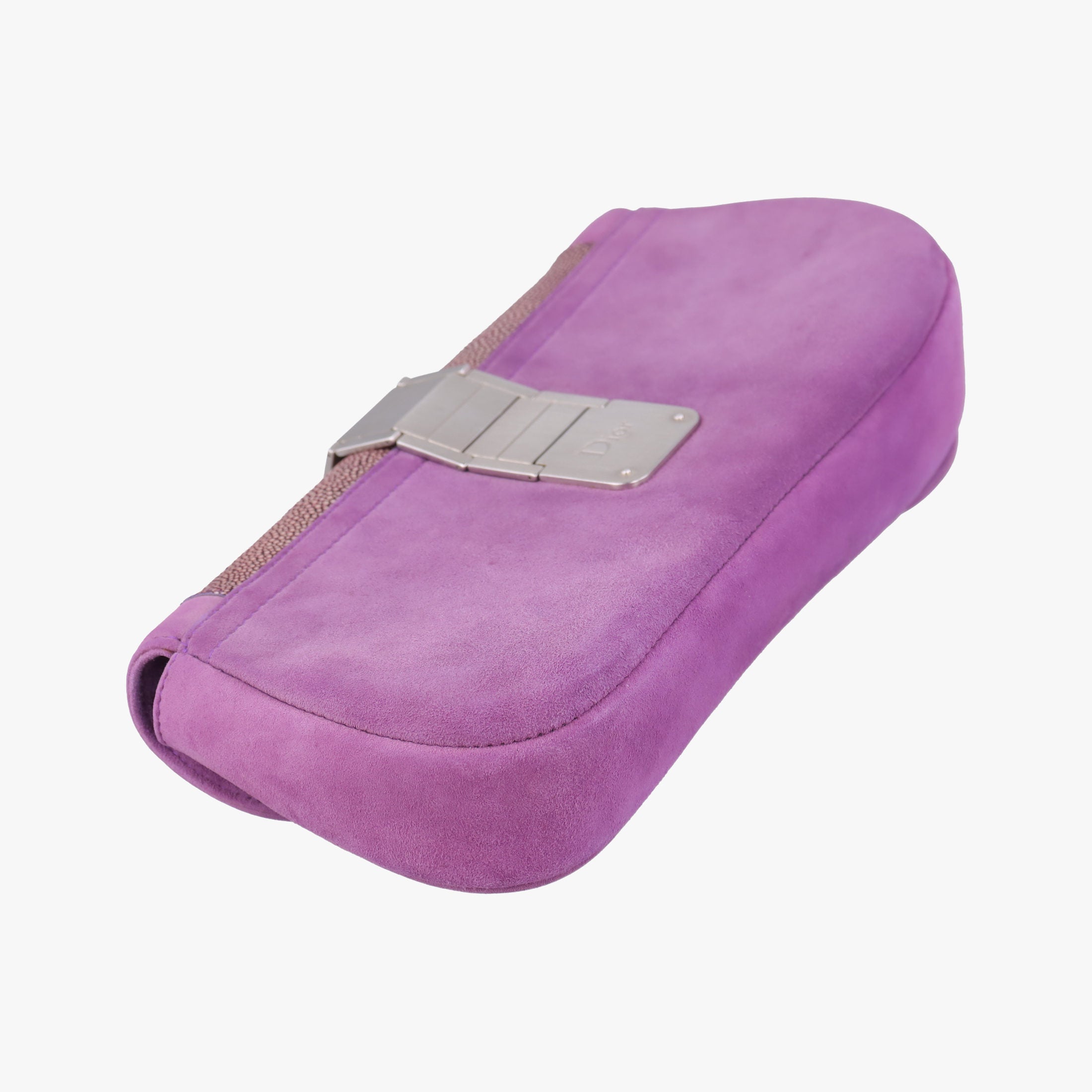 Secondhand Christian Dior Gaucho PurplexBeige StringrayxSuede  shoulderbag | stylenewstar