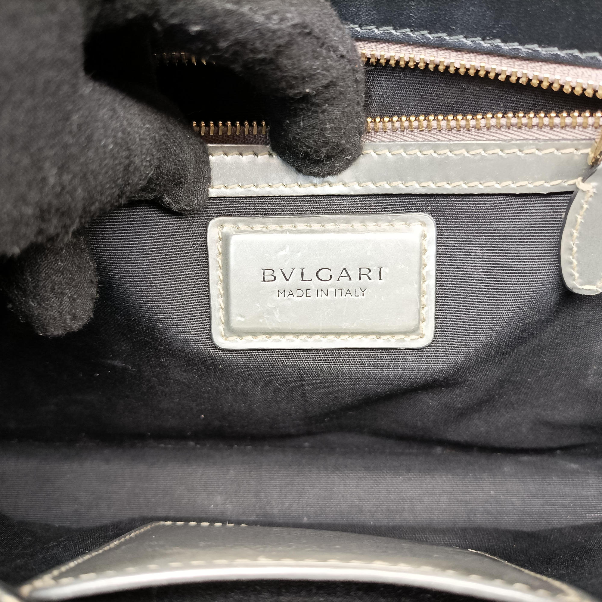 Vintage Bvlgari SERPENTI FOREVER Silver Enamel  shoulderbag | stylenewstar