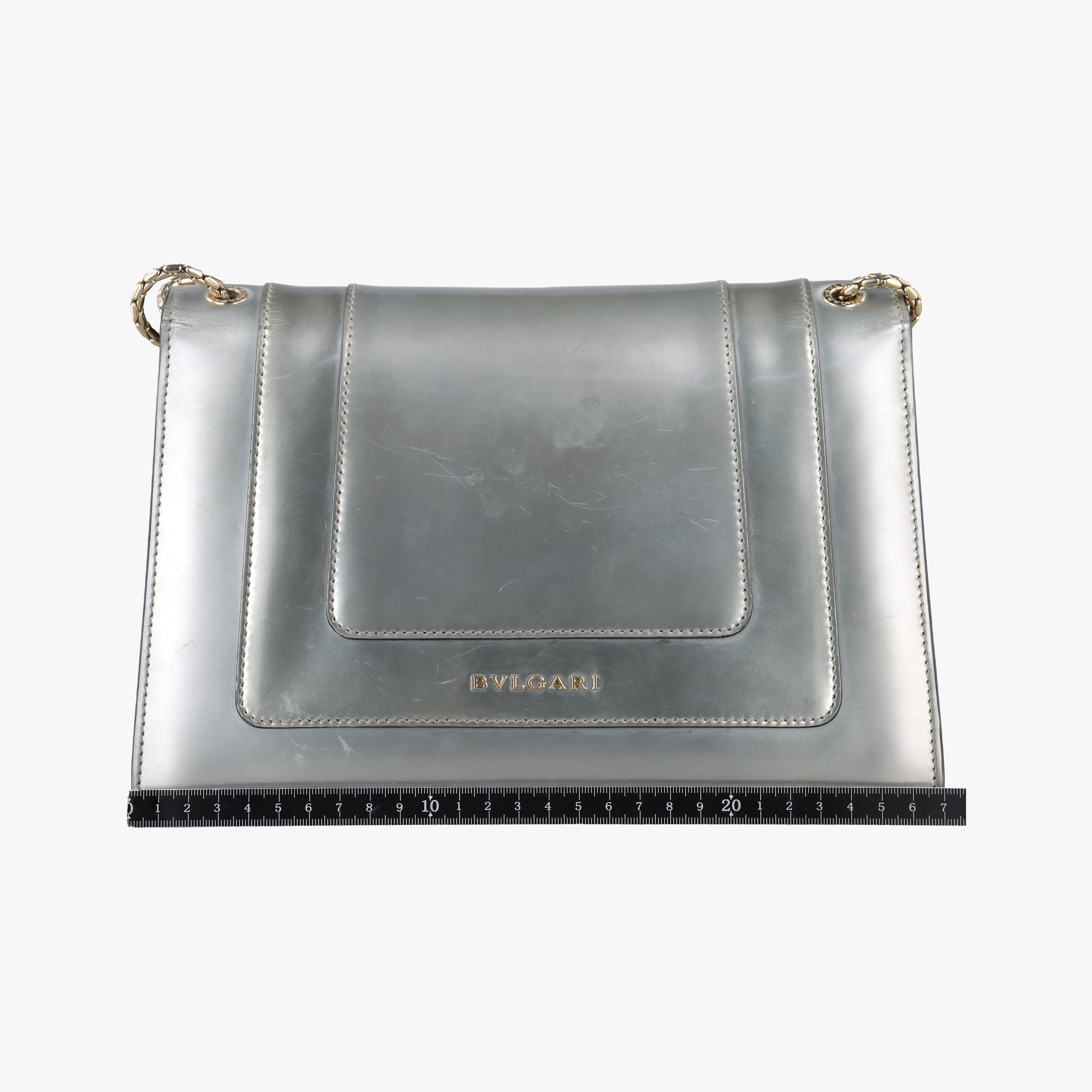 Vintage Bvlgari SERPENTI FOREVER Silver Enamel  shoulderbag | stylenewstar