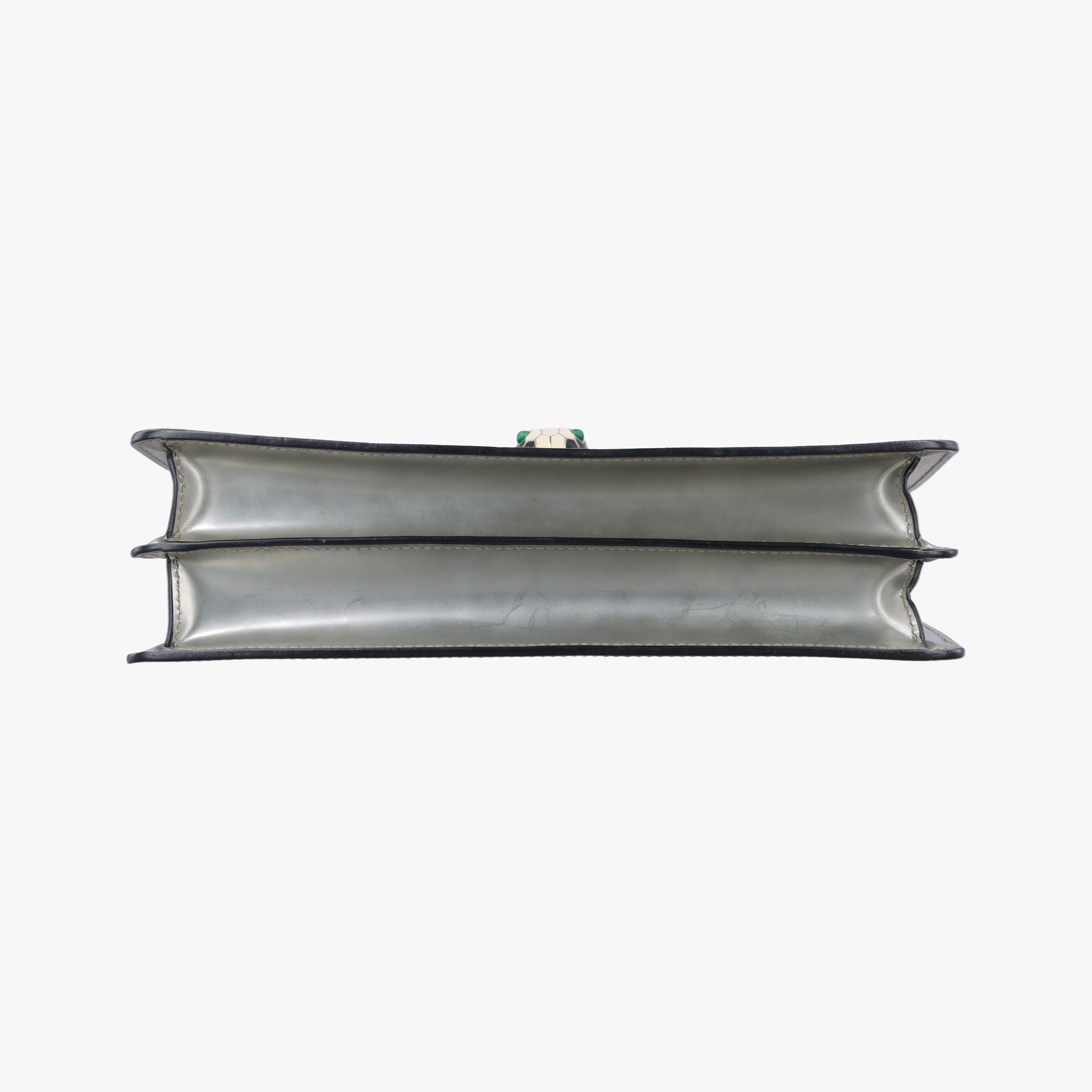 Vintage Bvlgari SERPENTI FOREVER Silver Enamel  shoulderbag | stylenewstar