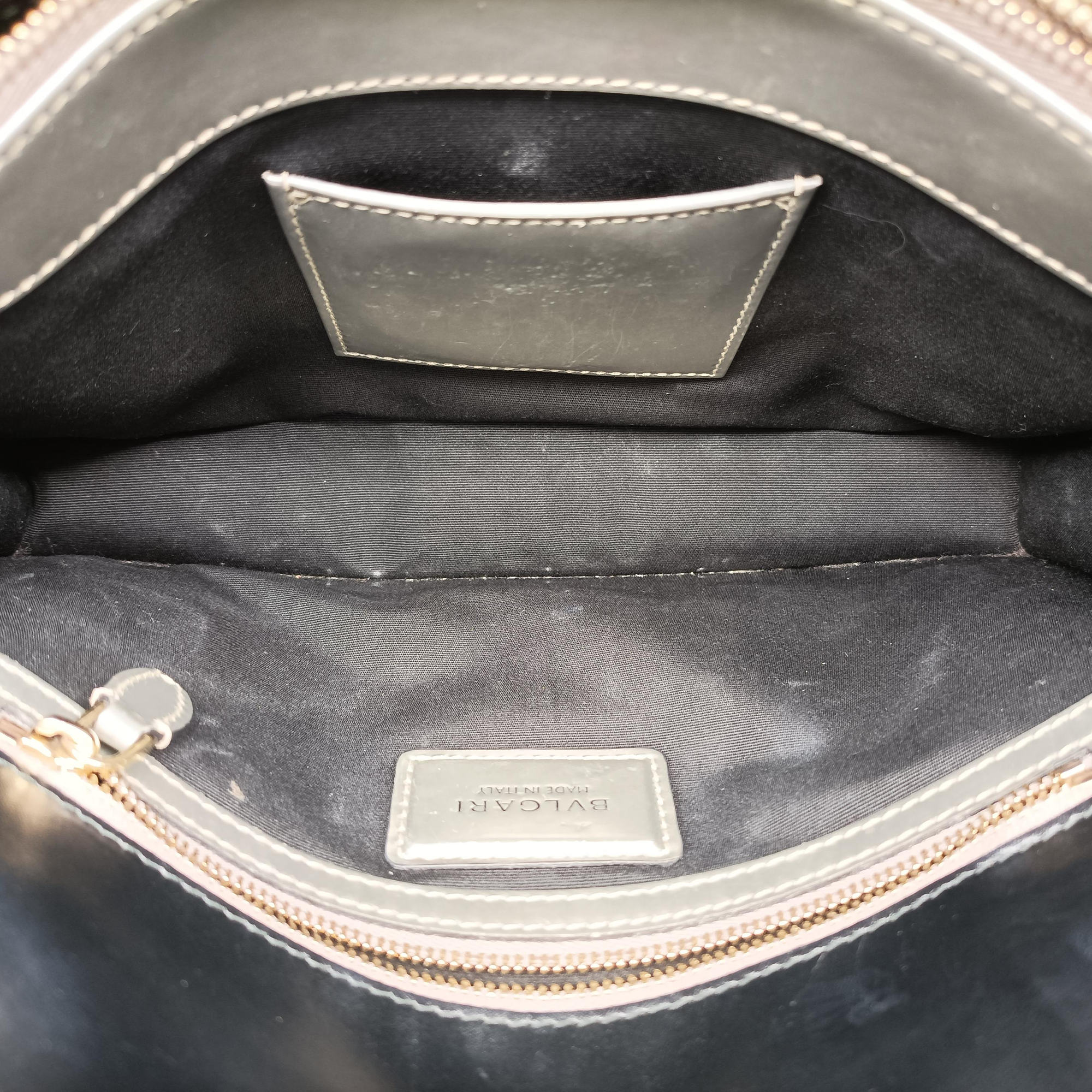 Vintage Bvlgari SERPENTI FOREVER Silver Enamel  shoulderbag | stylenewstar