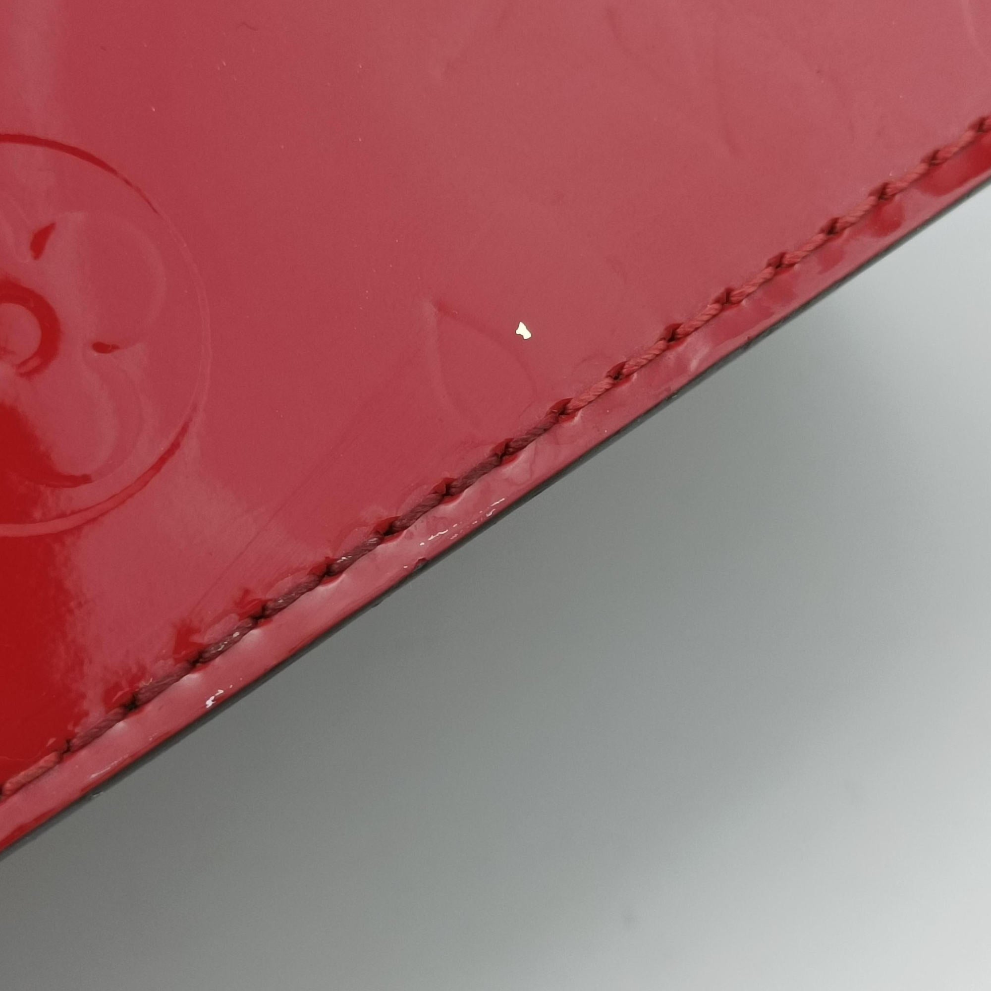 Pre-owned Louis Vuitton Spring street PM Scarlet Red Vernis×epi×Monogram Canvas M90505 shoulderbag | stylenewstar