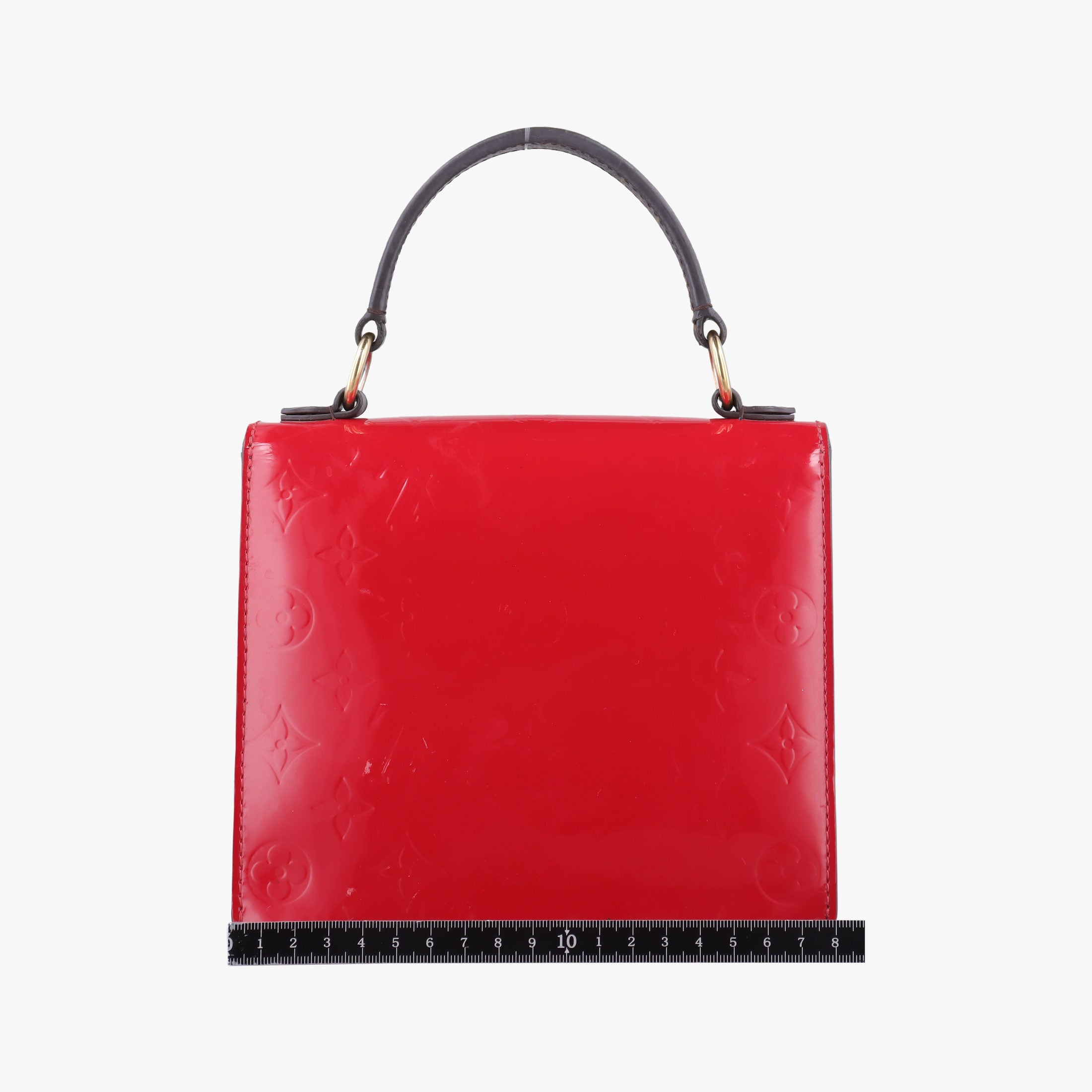 Pre-owned Louis Vuitton Spring street PM Scarlet Red Vernis×epi×Monogram Canvas M90505 shoulderbag | stylenewstar