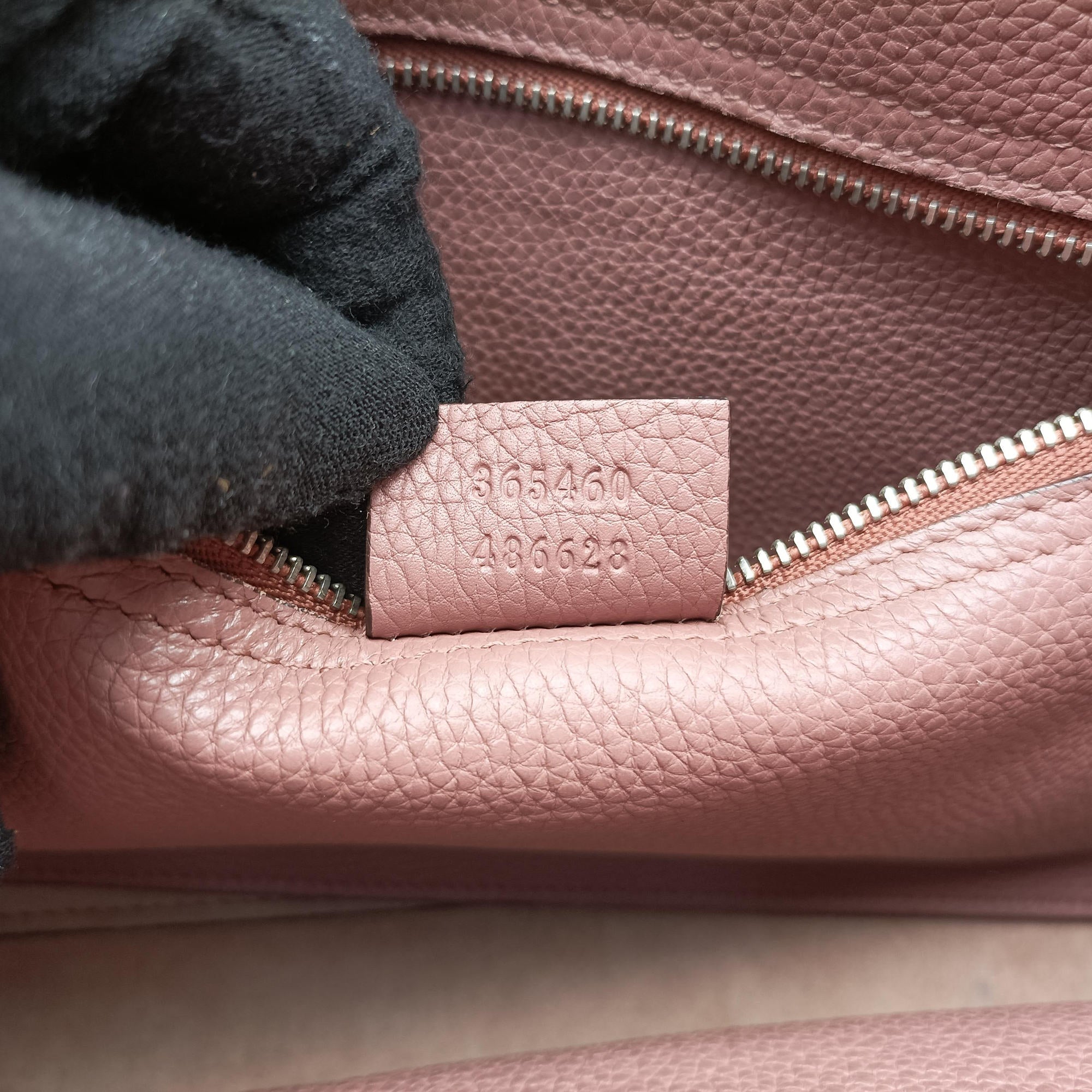 Pre-owned Gucci new jackie Antique Rose Leather 365460 shoulderbag | stylenewstar