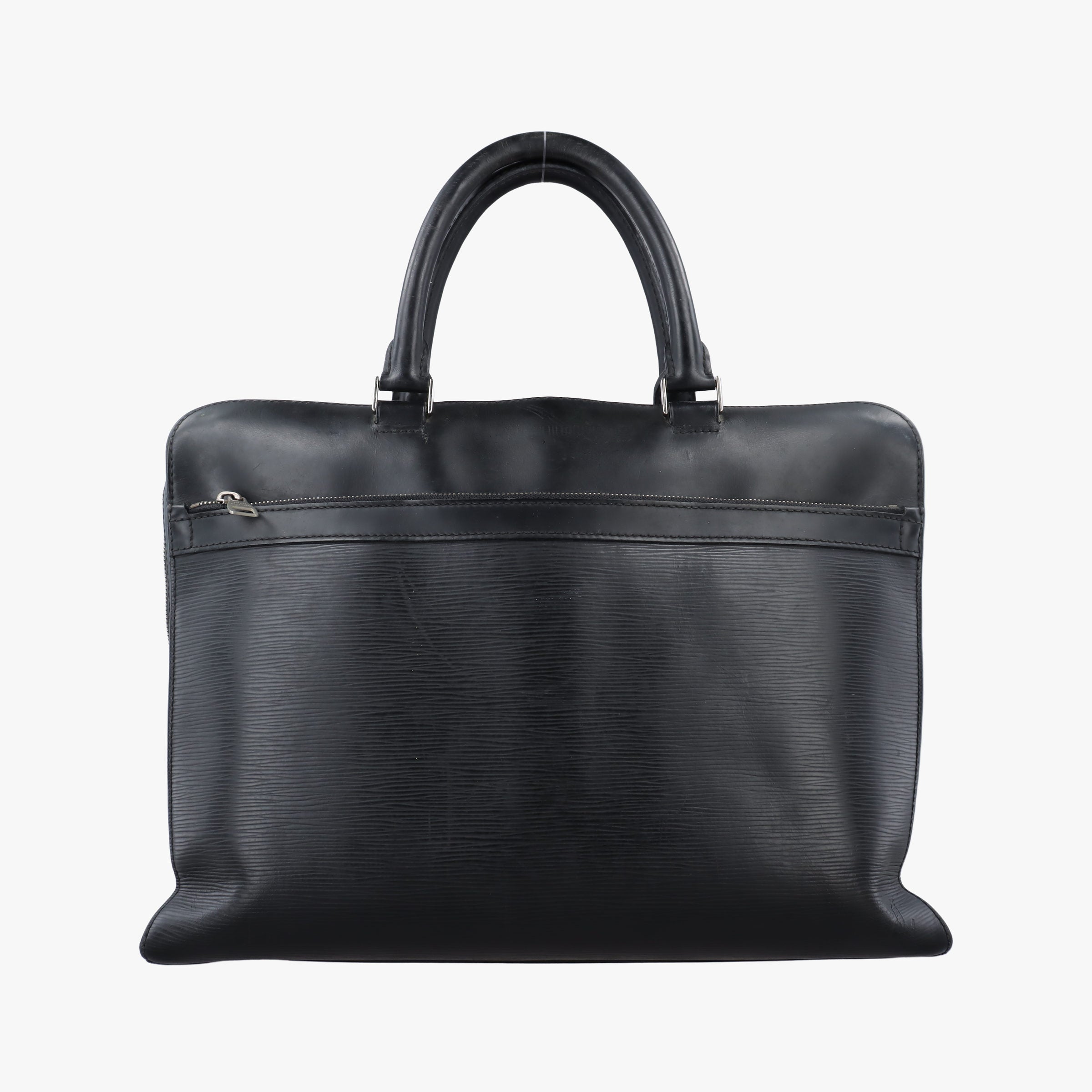 Pre-owned Louis Vuitton Bassano MM Noir Epi M54032 handbag | stylenewstar