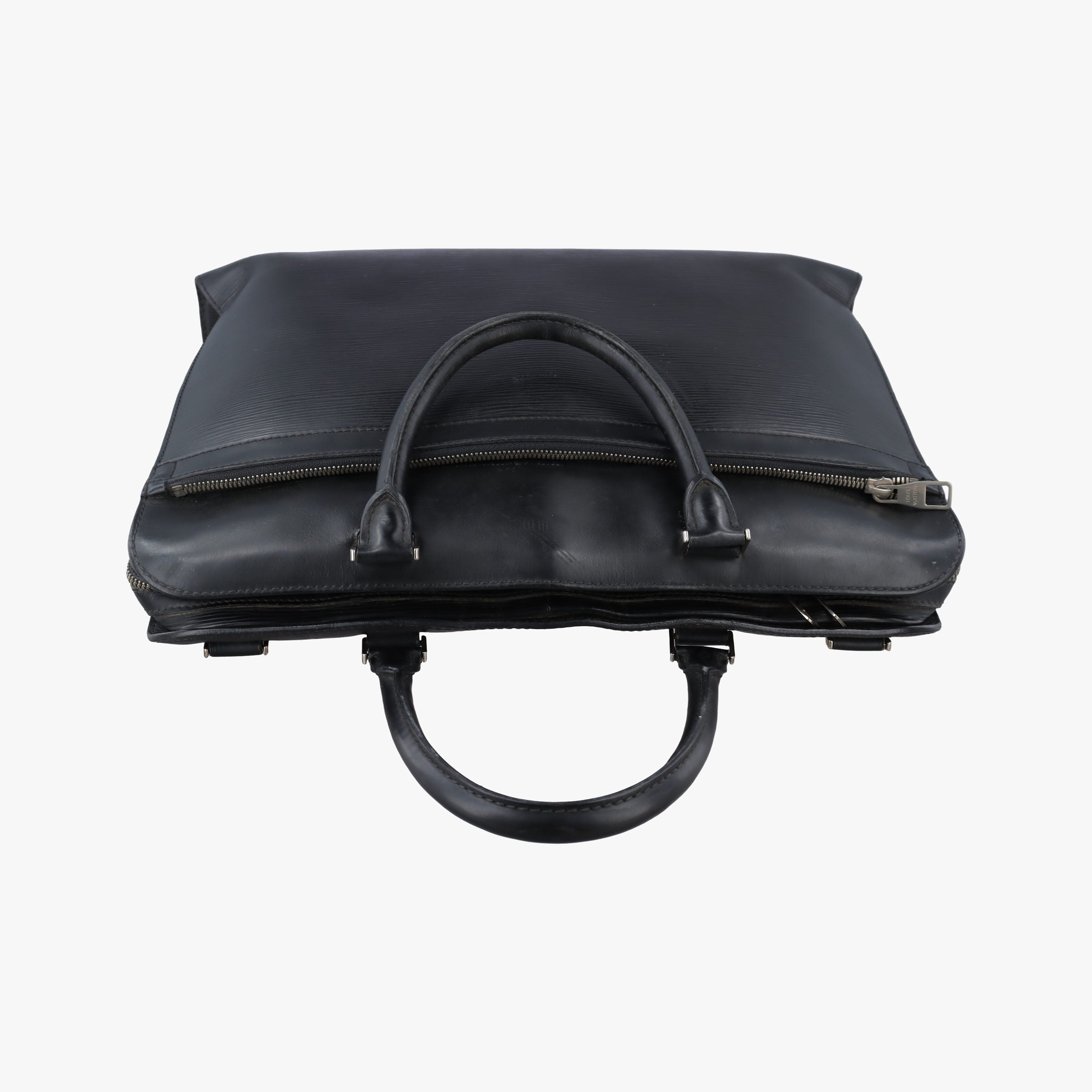 Pre-owned Louis Vuitton Bassano MM Noir Epi M54032 handbag | stylenewstar