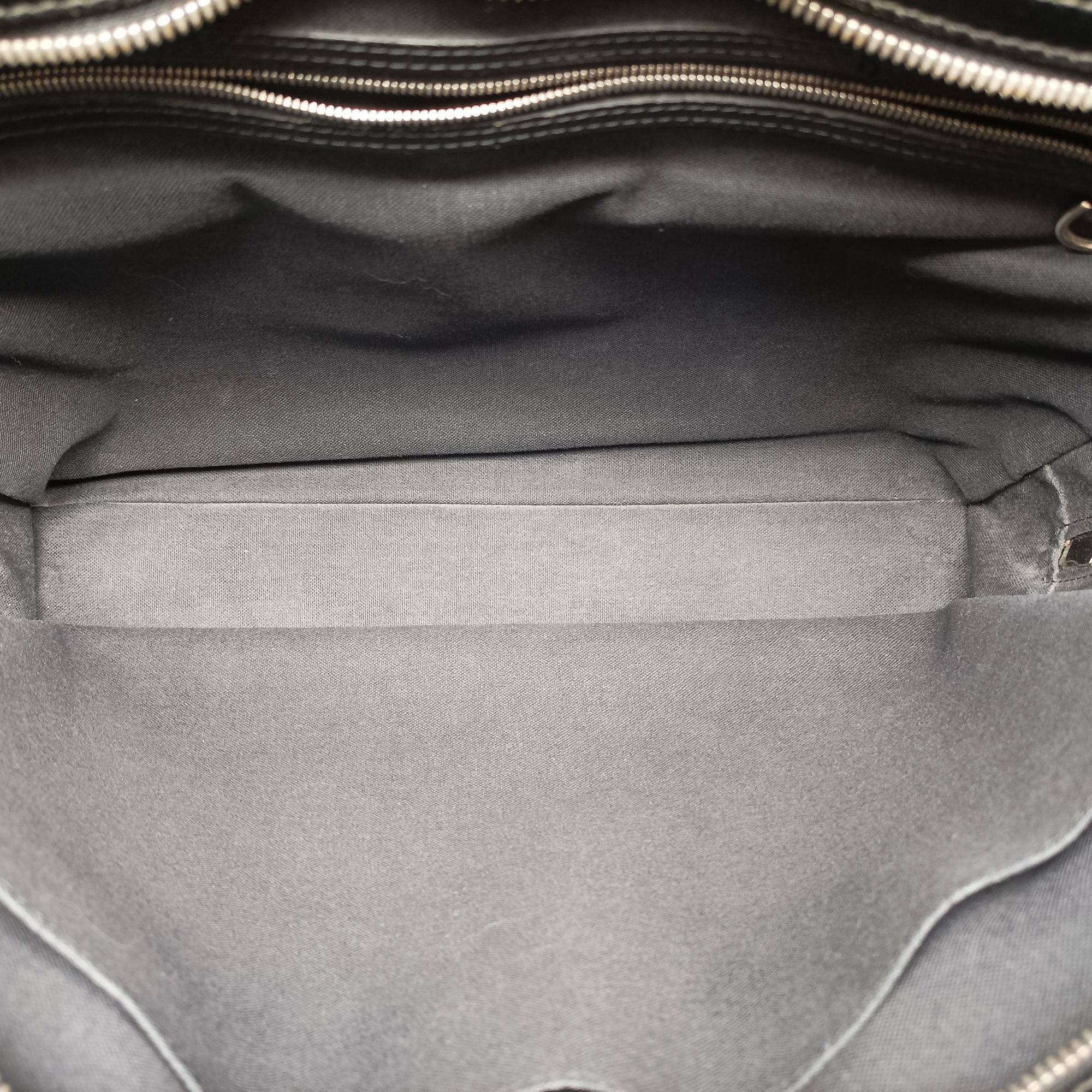 Pre-owned Louis Vuitton Bassano MM Noir Epi M54032 handbag | stylenewstar