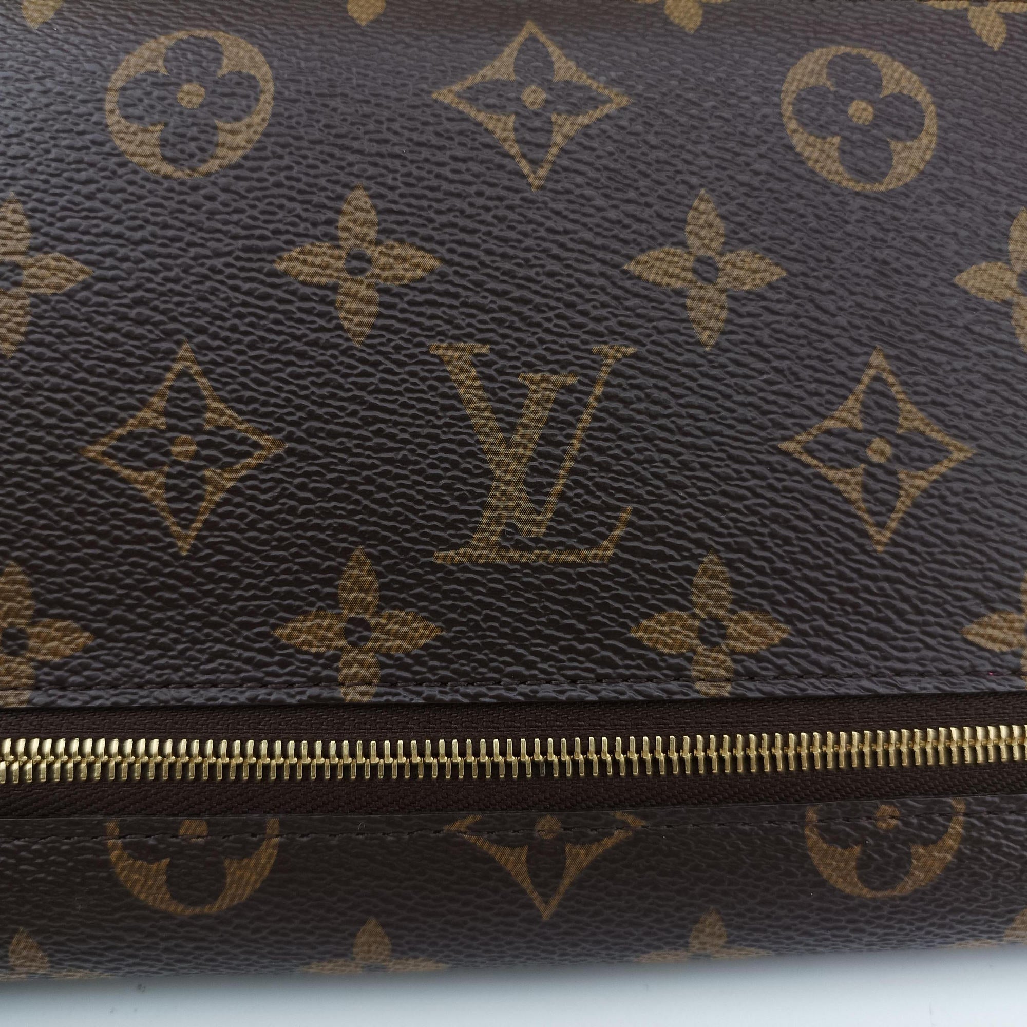 Pre-owned Louis Vuitton Pochette Weekend brown×multicolor Monogram Canvas M63857 shoulderbag | stylenewstar