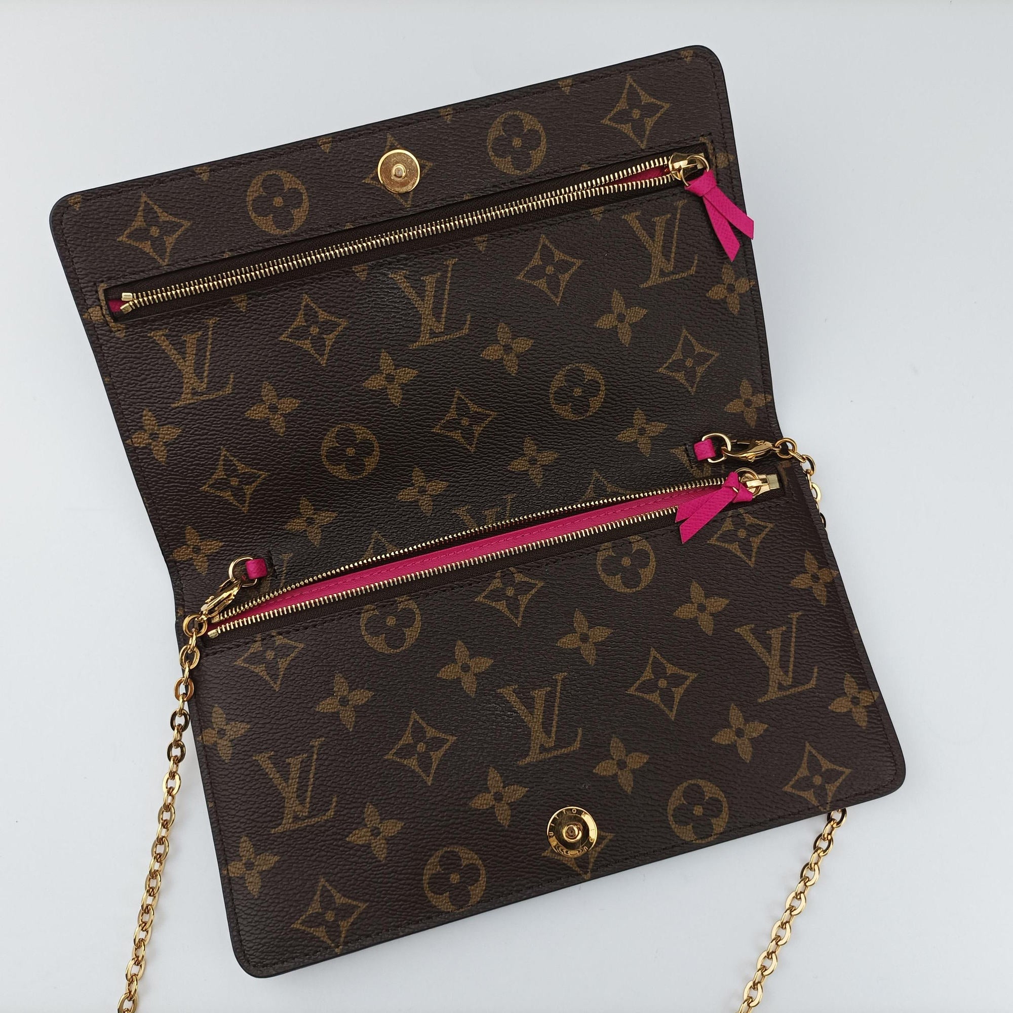 Pre-owned Louis Vuitton Pochette Weekend brown×multicolor Monogram Canvas M63857 shoulderbag | stylenewstar