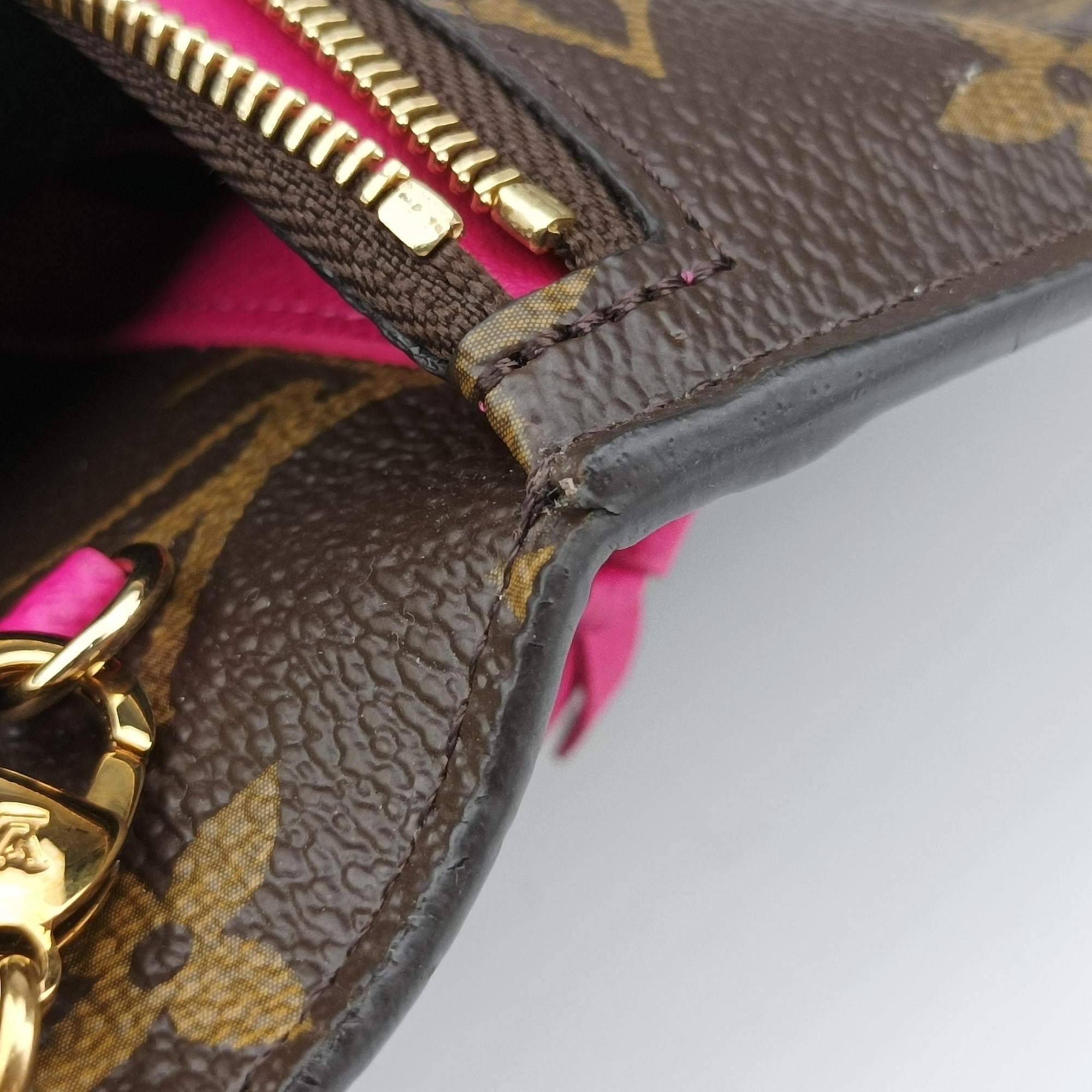 Pre-owned Louis Vuitton Pochette Weekend brown×multicolor Monogram Canvas M63857 shoulderbag | stylenewstar