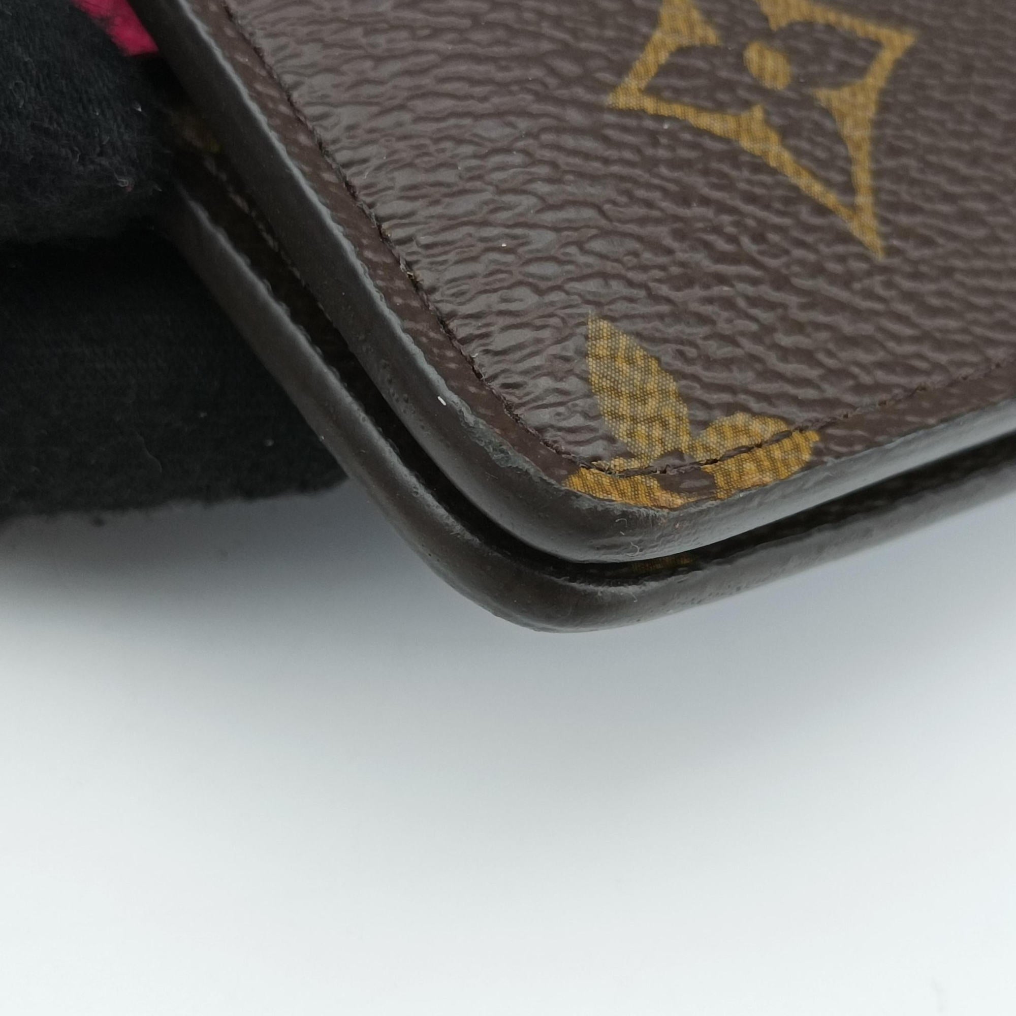 Pre-owned Louis Vuitton Pochette Weekend brown×multicolor Monogram Canvas M63857 shoulderbag | stylenewstar