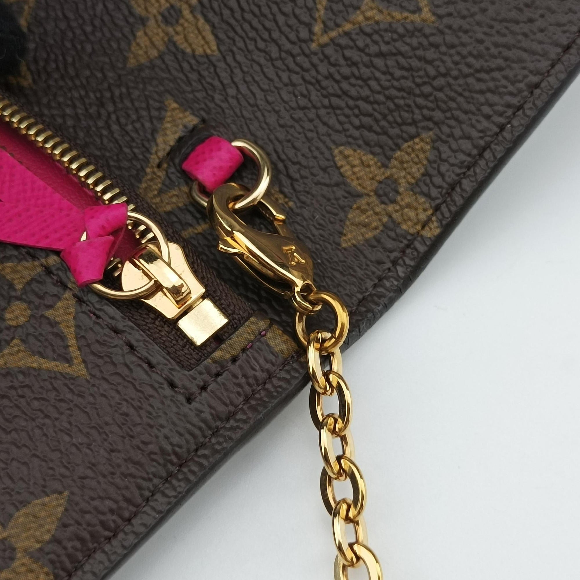 Pre-owned Louis Vuitton Pochette Weekend brown×multicolor Monogram Canvas M63857 shoulderbag | stylenewstar