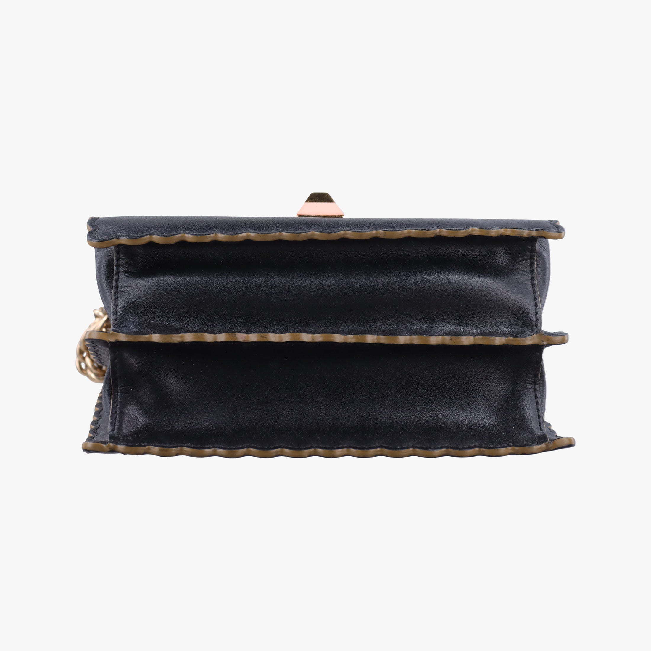 Secondhand Fendi studded Kan I Black Leather 8M0381 shoulderbag | stylenewstar