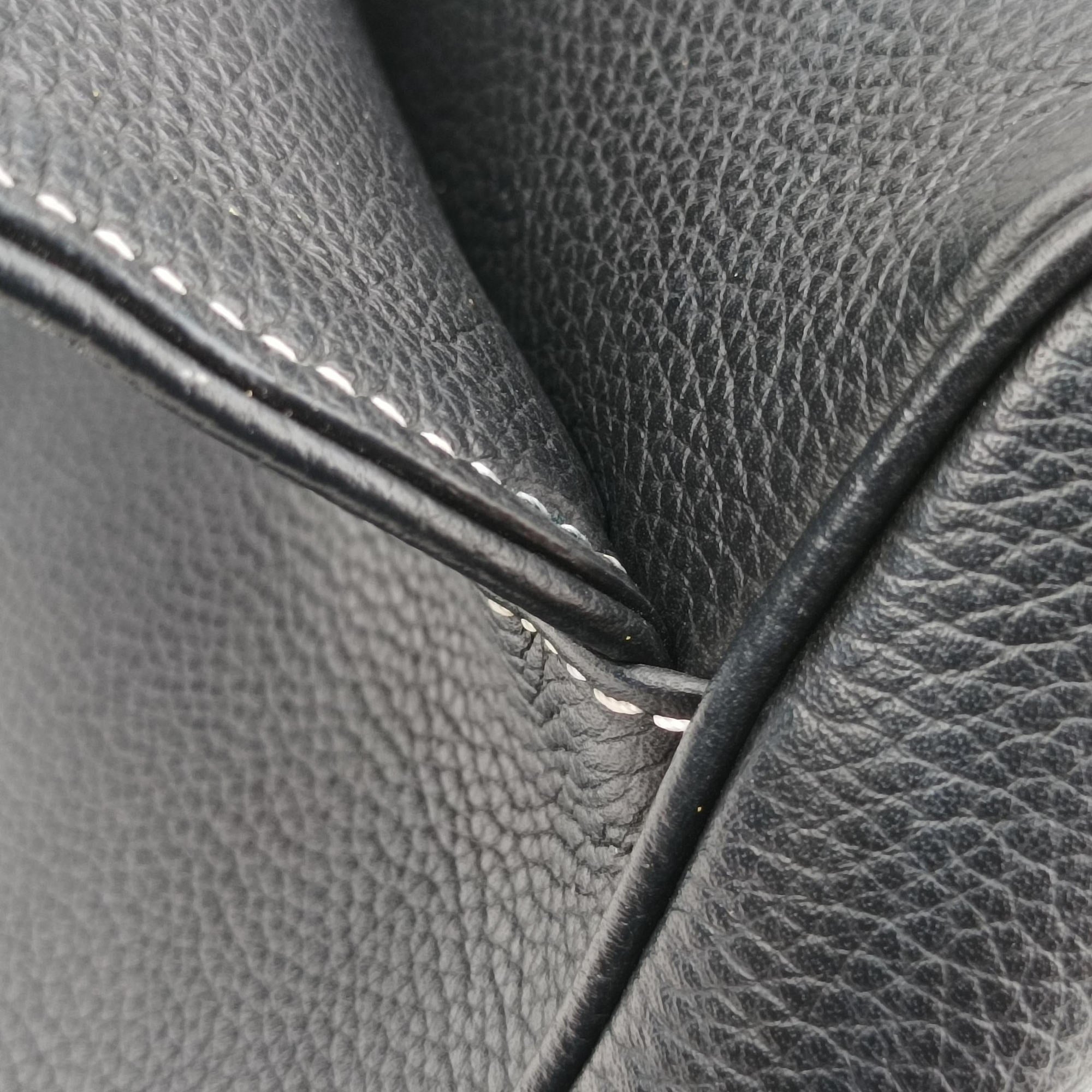 Pre-owned Christian Dior saddle bee Black Leather  crossbodybag | stylenewstar