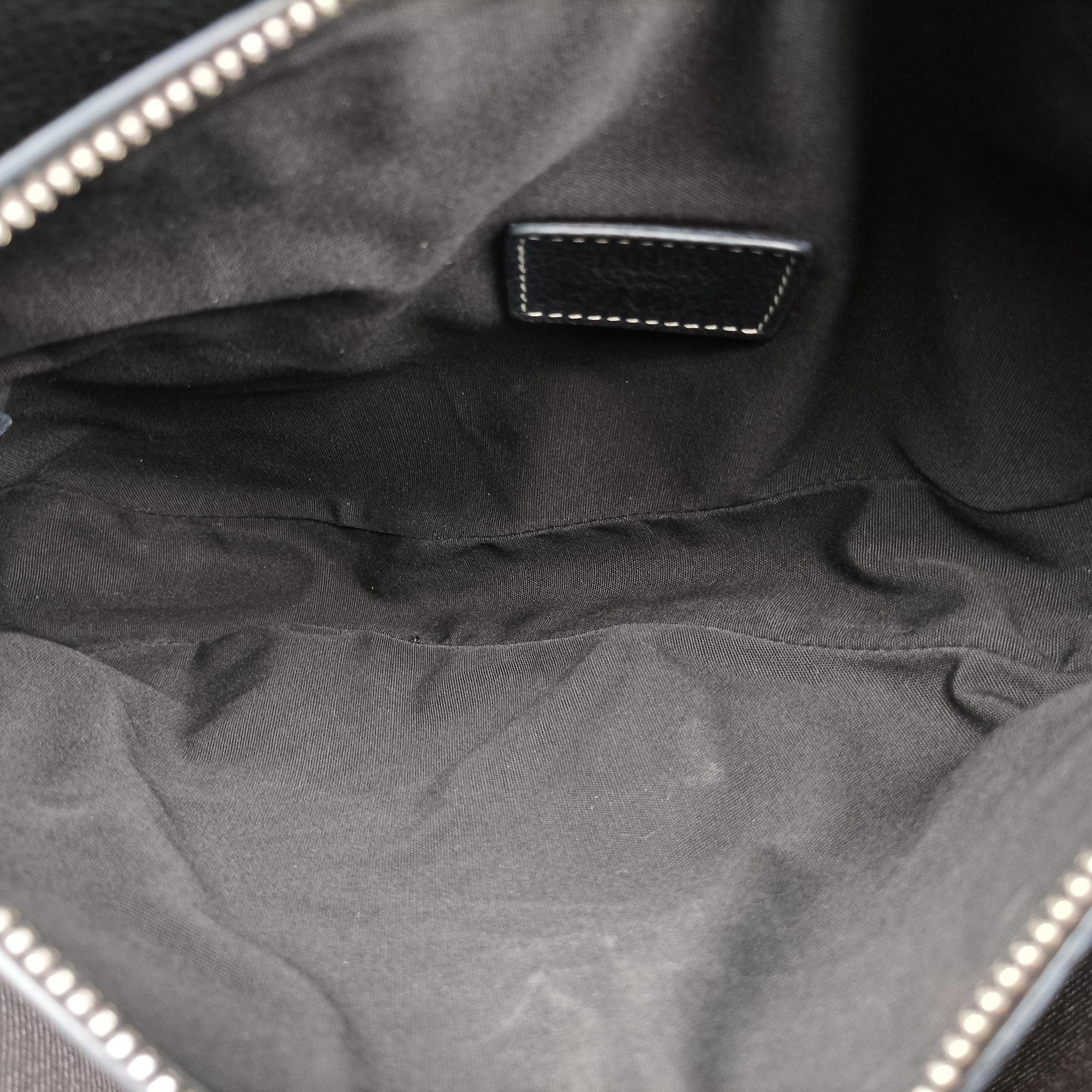 Pre-owned Christian Dior saddle bee Black Leather  crossbodybag | stylenewstar