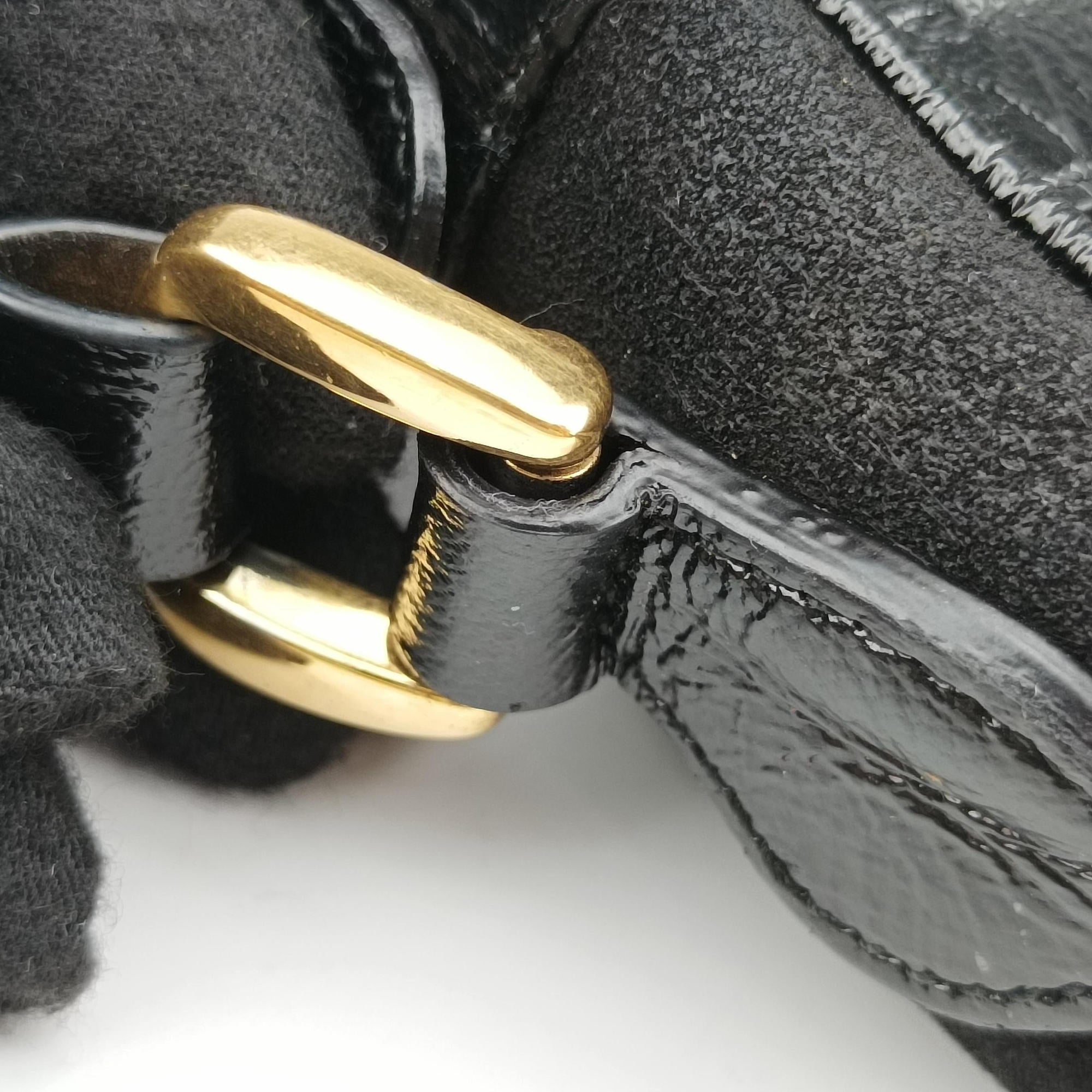 Pre-owned Gucci Ophidia Black Suede×leather 517350 shoulderbag | stylenewstar