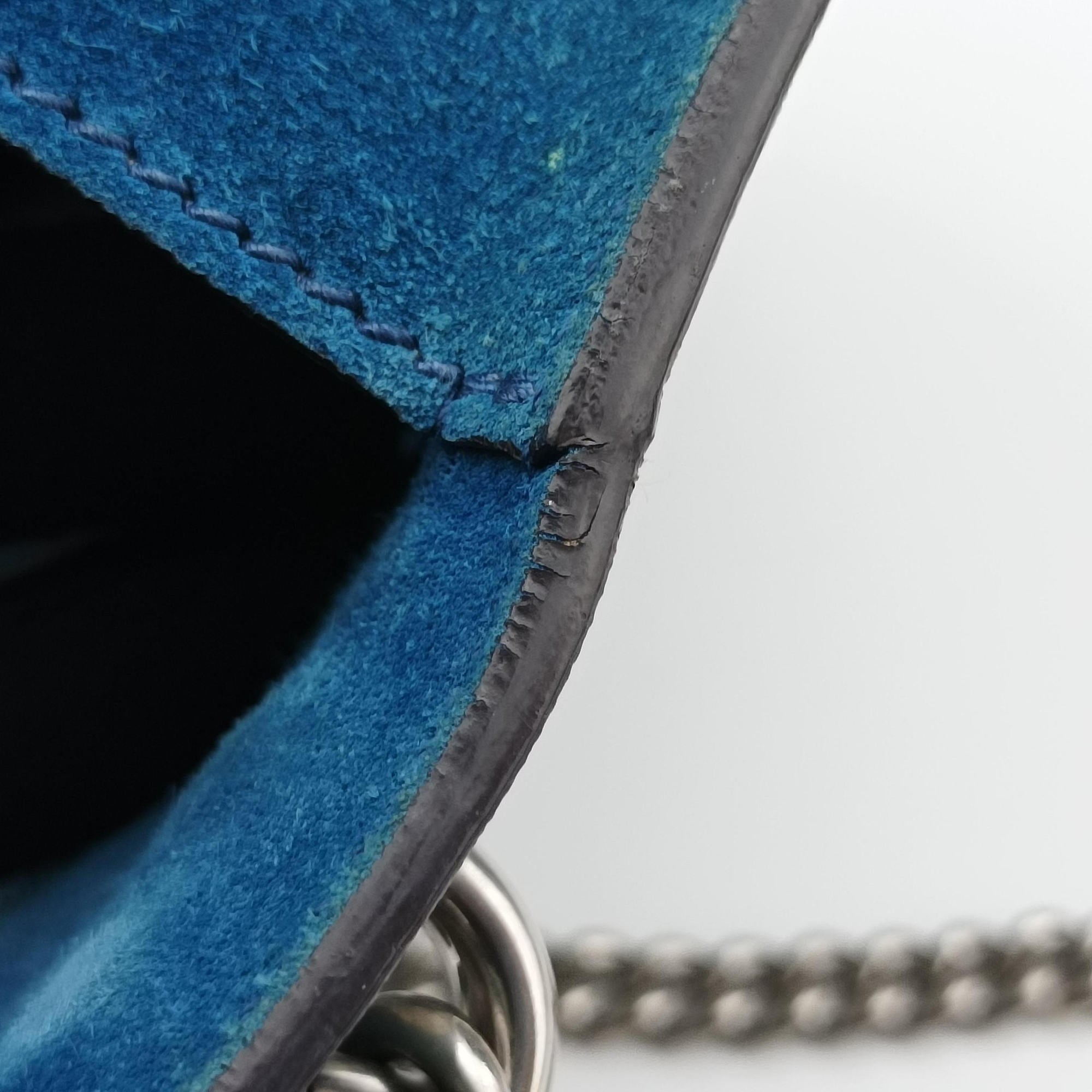 Pre-owned Gucci Dionysus Beige×blue×Multicolour PVC coated canvas × suede 421970 shoulderbag | stylenewstar