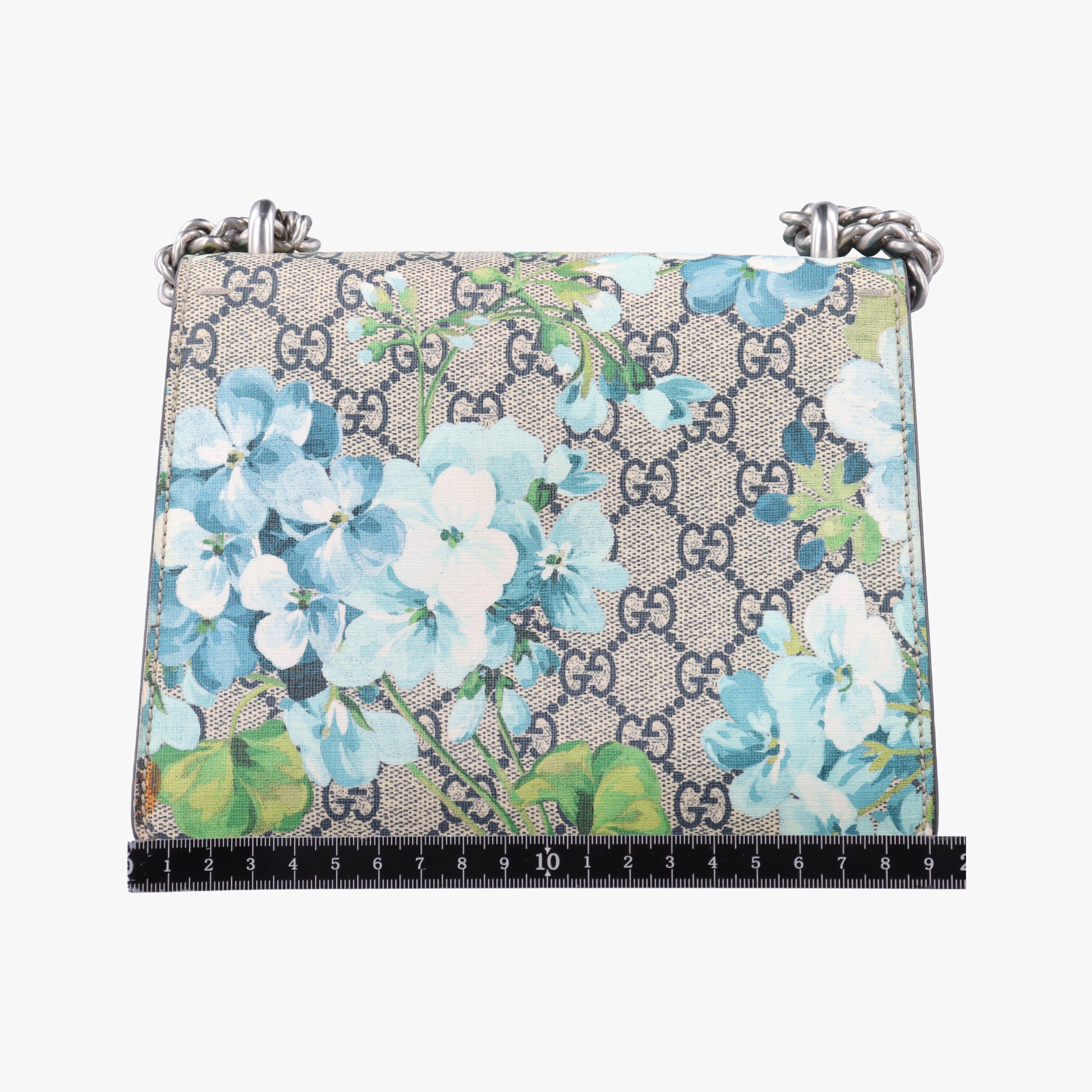 Pre-owned Gucci Dionysus Beige×blue×Multicolour PVC coated canvas × suede 421970 shoulderbag | stylenewstar