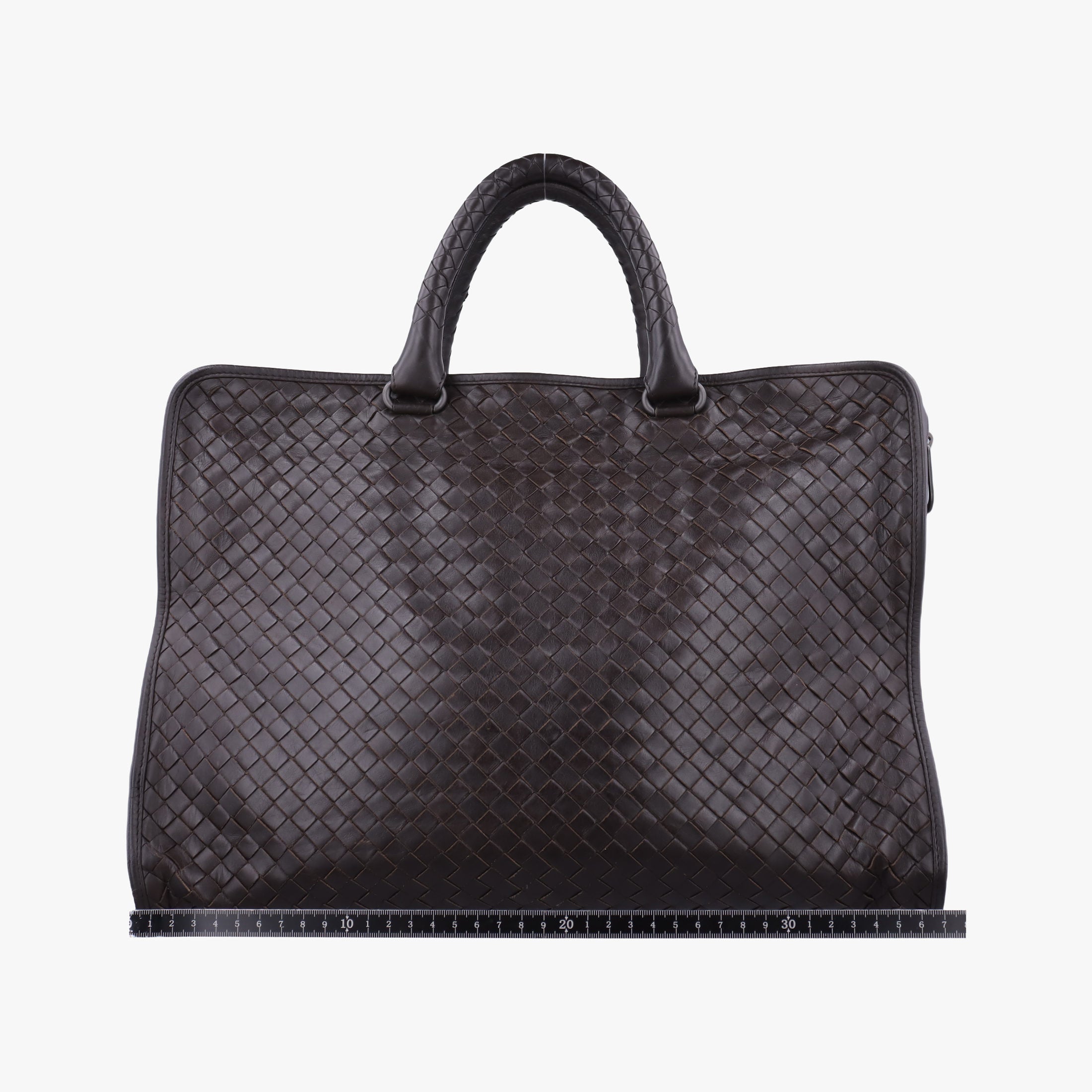 Pre-owned Bottega Veneta Intrecciato Brown lambskin  handbag | stylenewstar