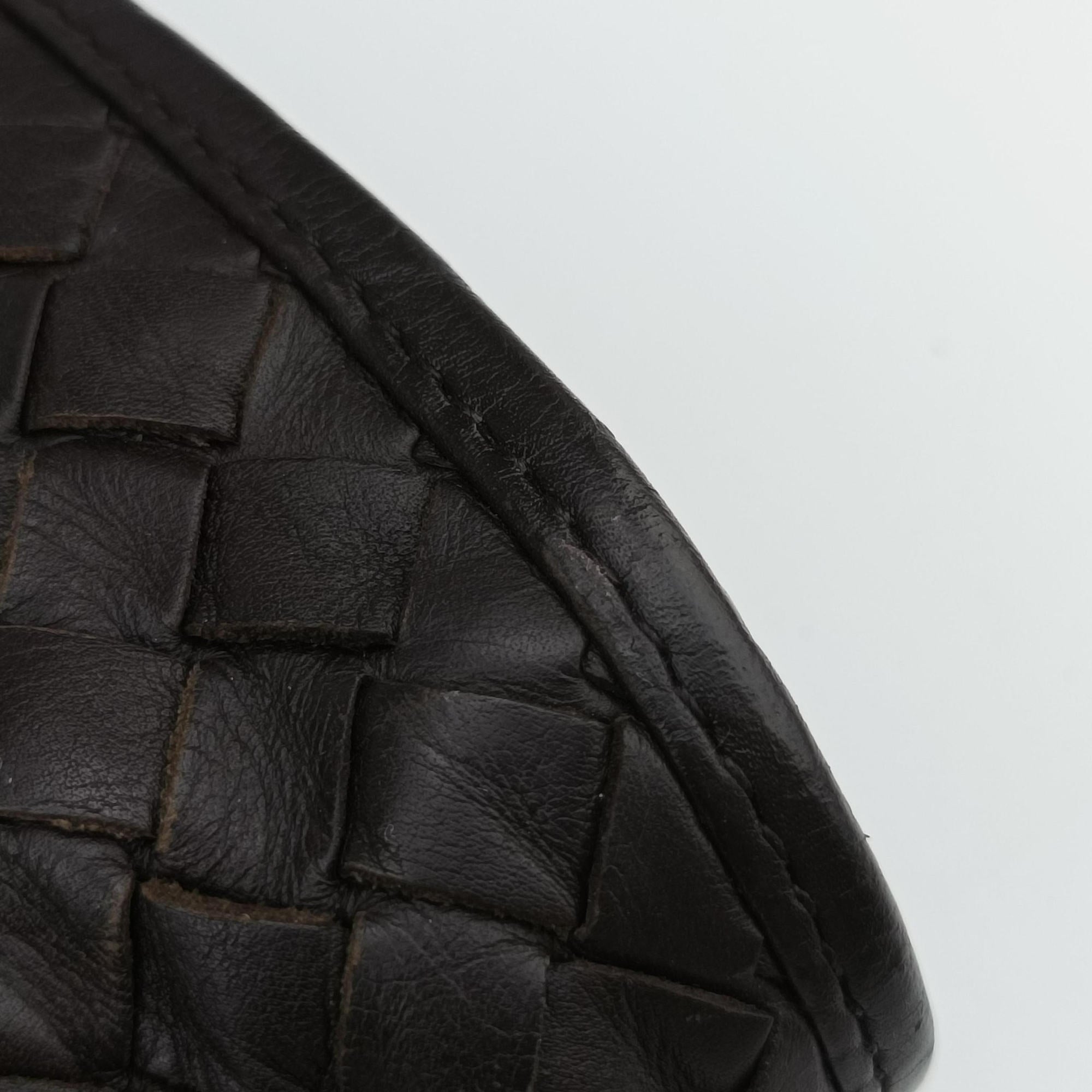 Pre-owned Bottega Veneta Intrecciato Brown lambskin  handbag | stylenewstar