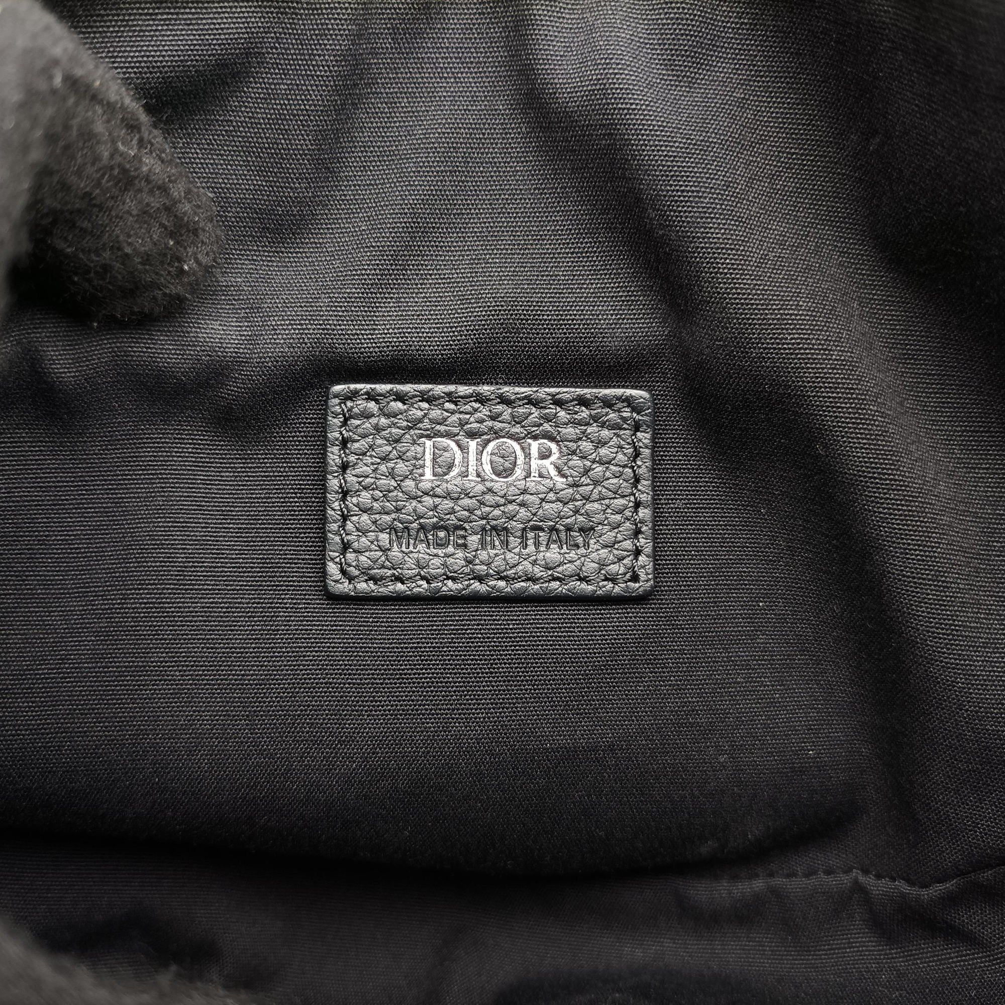 Pre-owned Christian Dior Saddlebags Gray×Navy×Black Jacquard×Leather  crossbodybag | stylenewstar