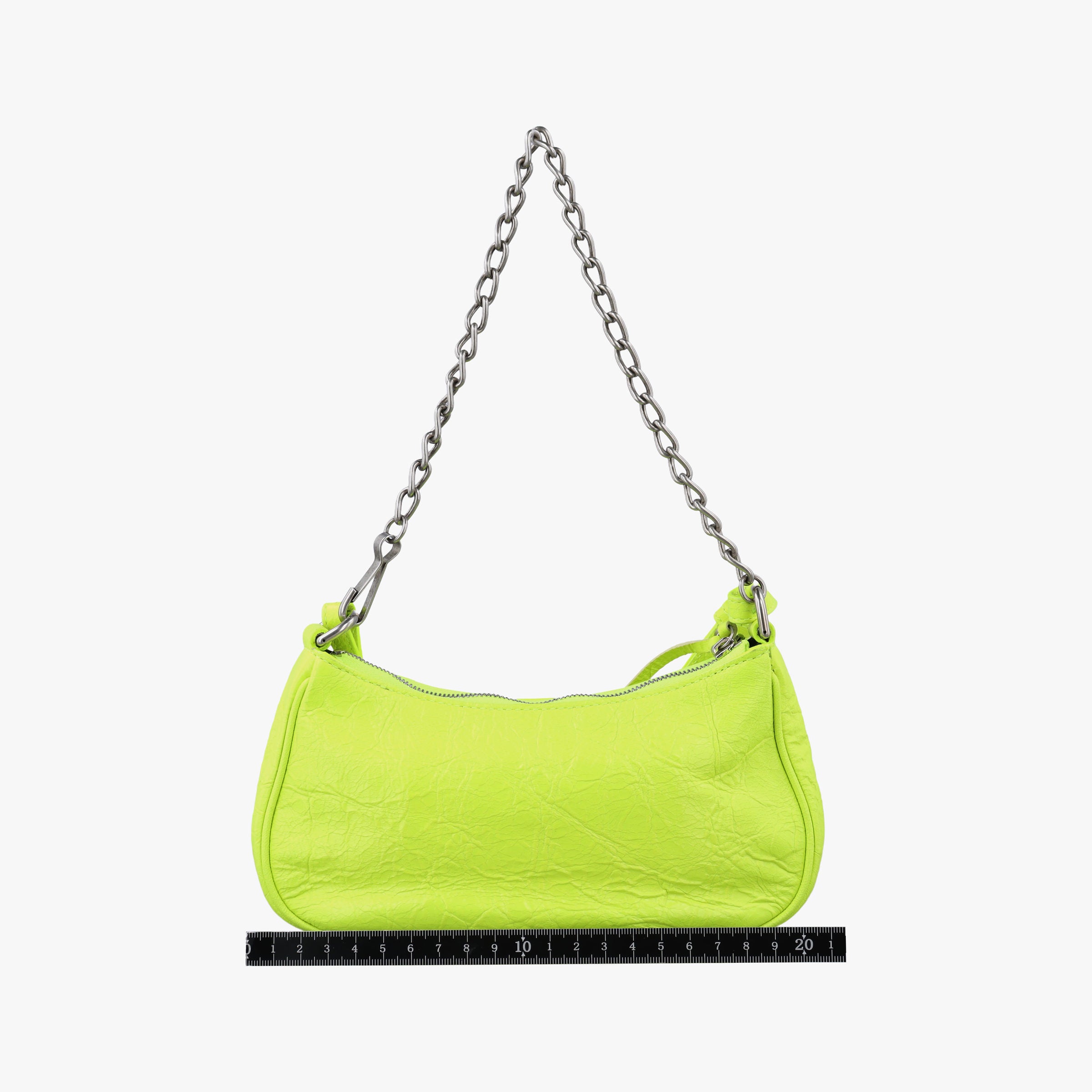 Pre-owned Balenciaga Le Cagole Green lambskin  shoulderbag | stylenewstar