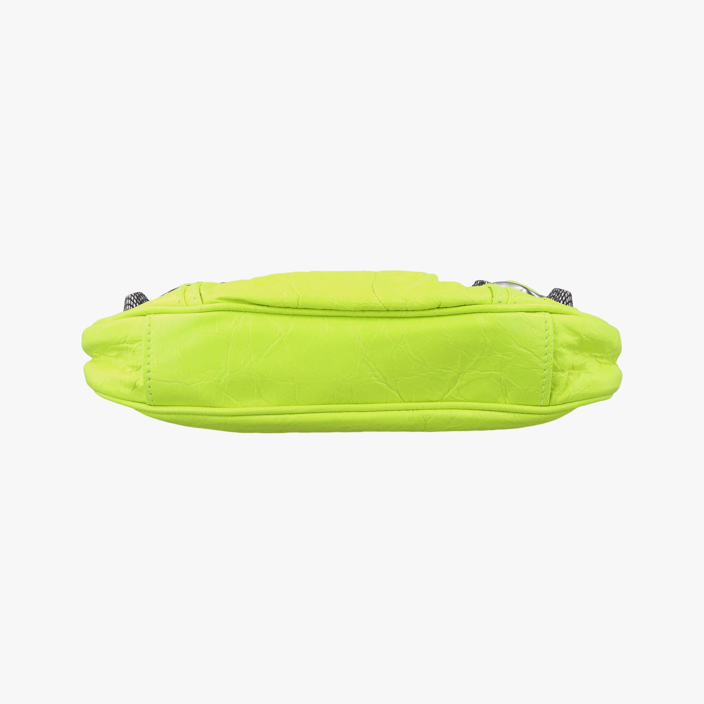 Pre-owned Balenciaga Le Cagole Green lambskin  shoulderbag | stylenewstar