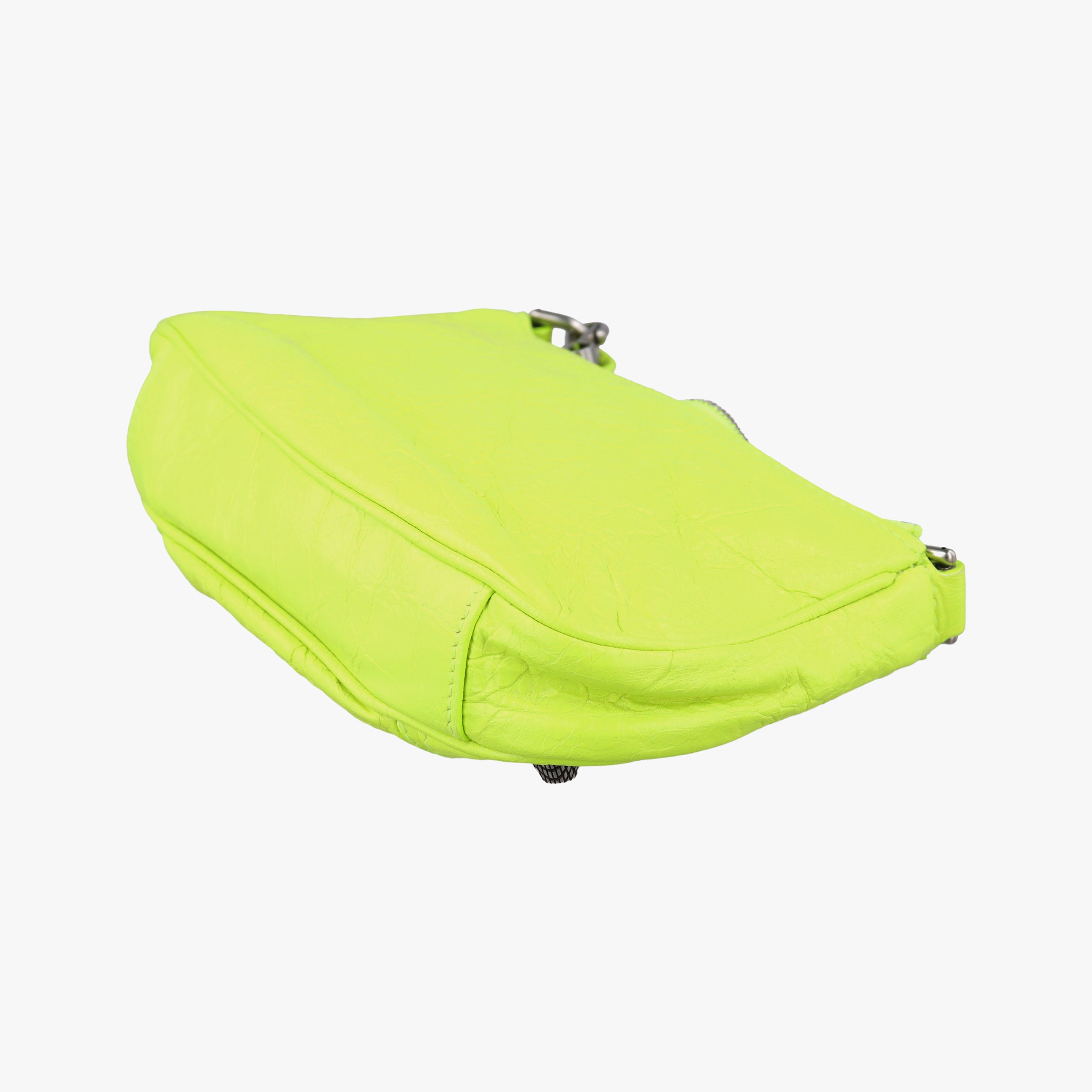Pre-owned Balenciaga Le Cagole Green lambskin  shoulderbag | stylenewstar