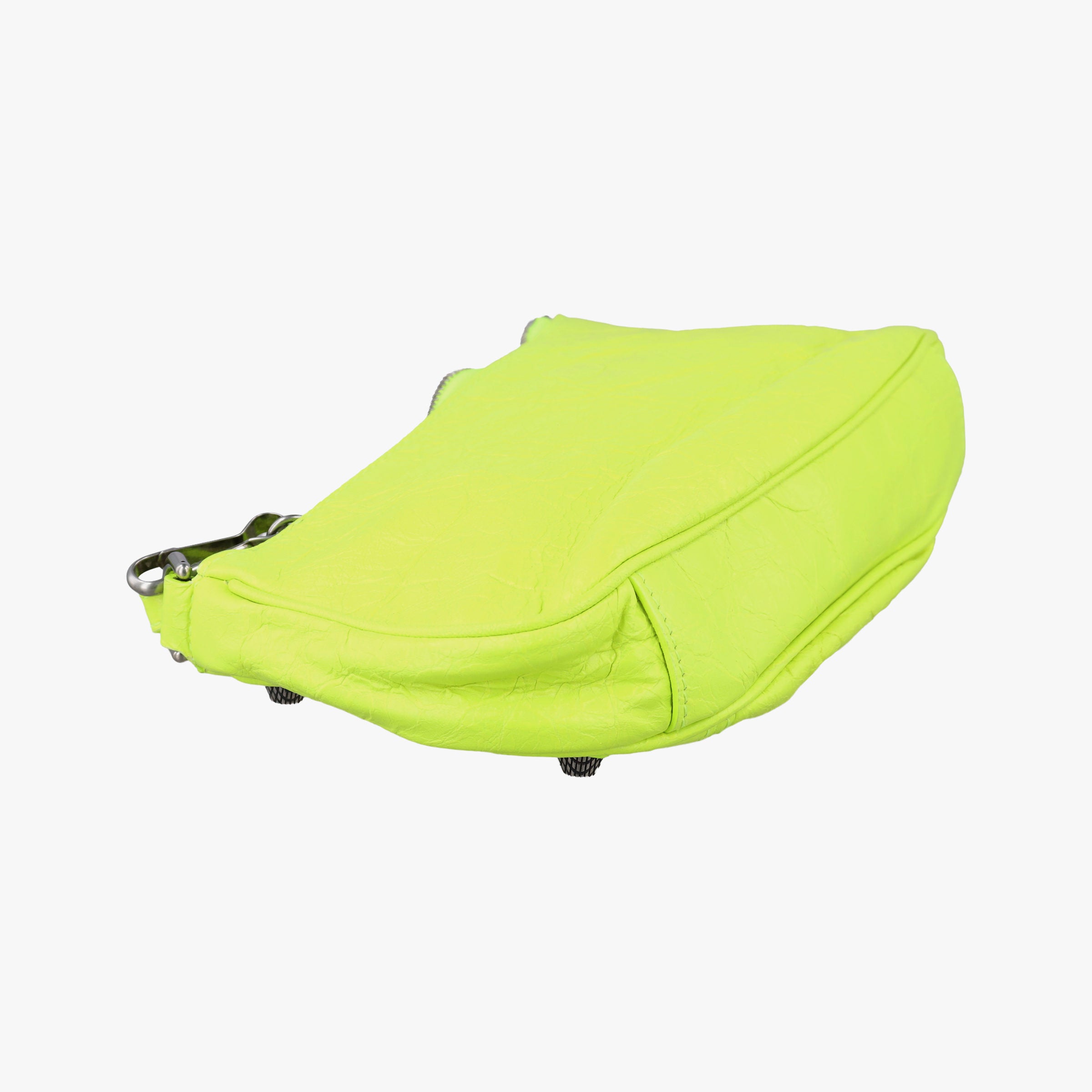 Pre-owned Balenciaga Le Cagole Green lambskin  shoulderbag | stylenewstar