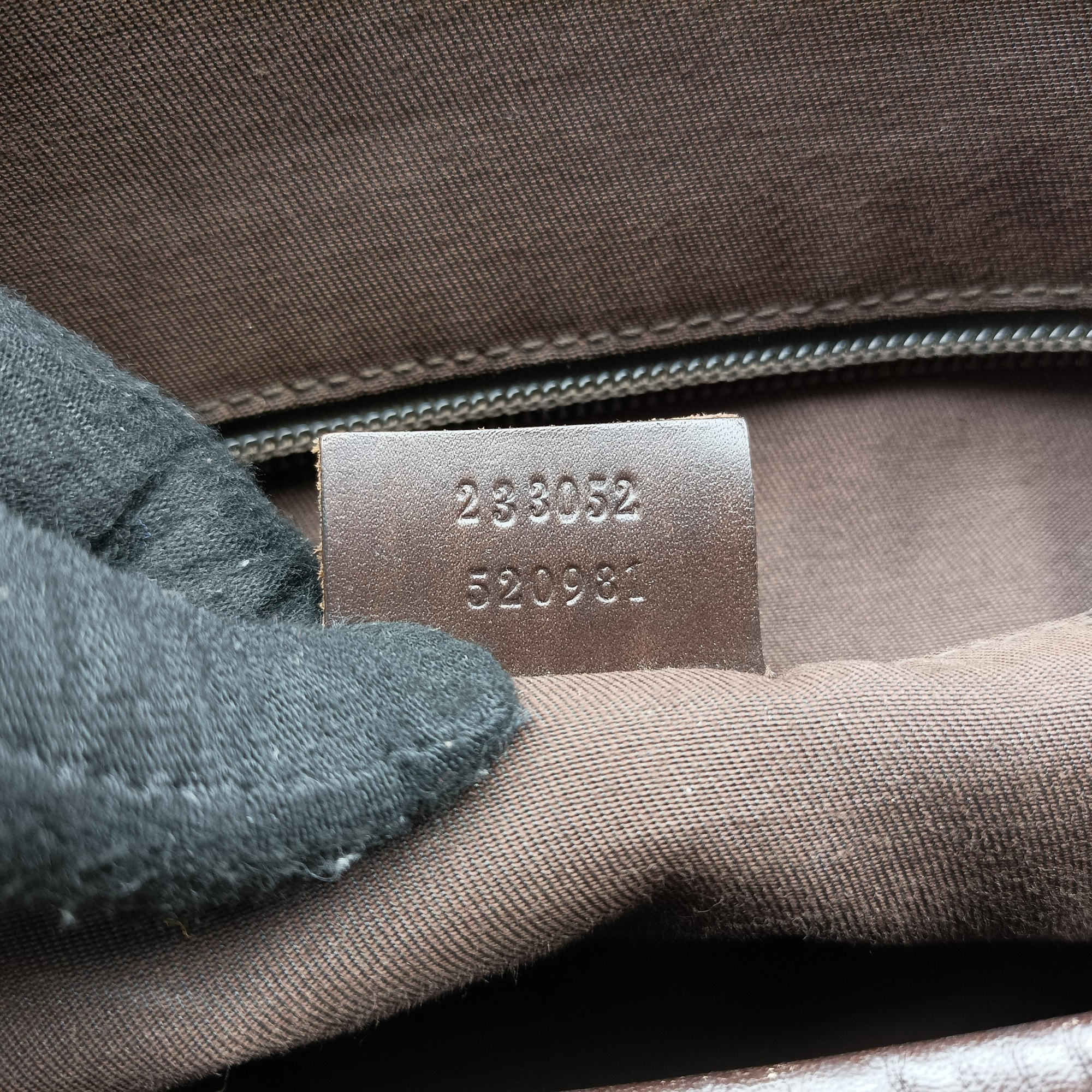 Pre-owned Gucci GG Supreme DiaperBag Brown canvas 233052 shoulderbag | stylenewstar