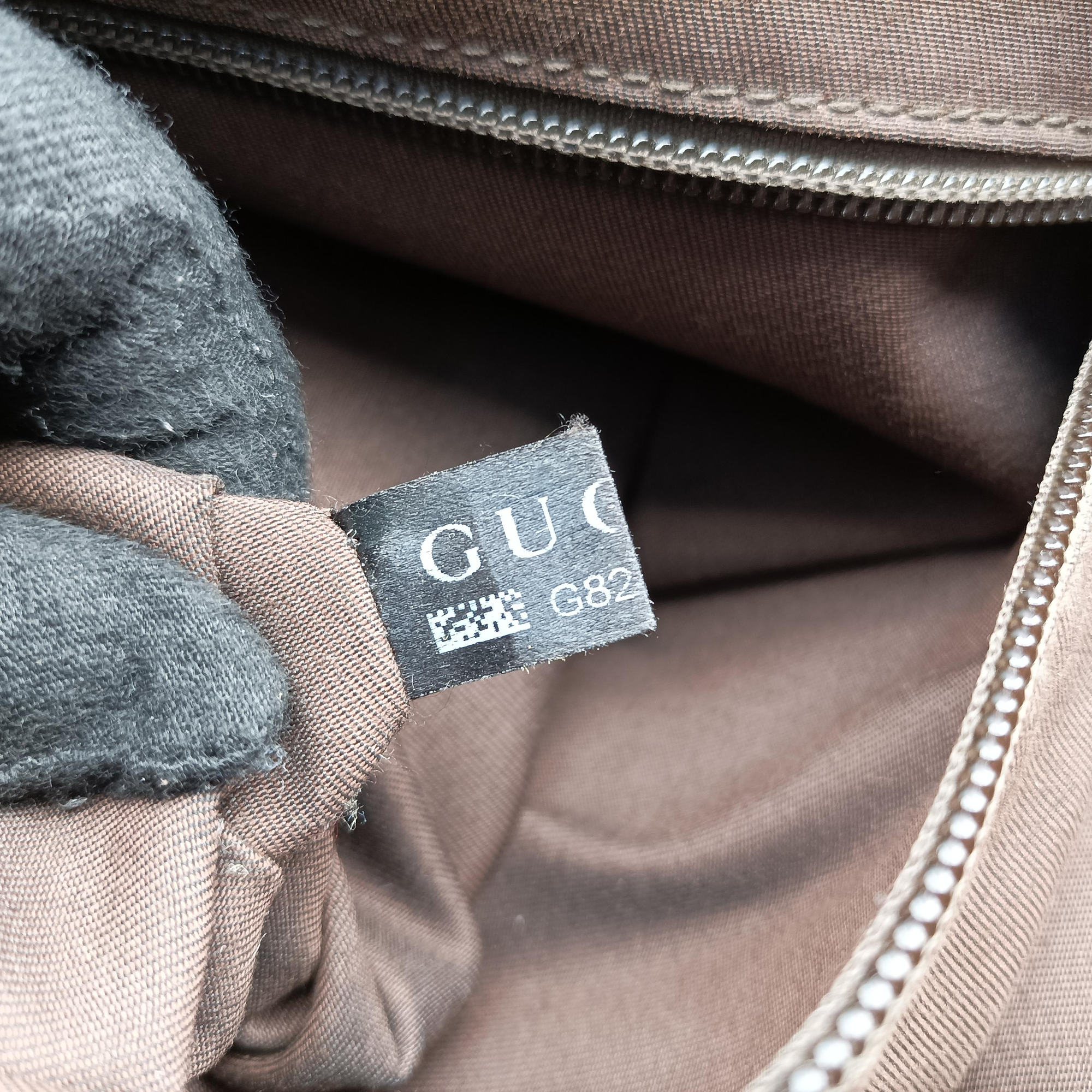 Pre-owned Gucci GG Supreme DiaperBag Brown canvas 233052 shoulderbag | stylenewstar