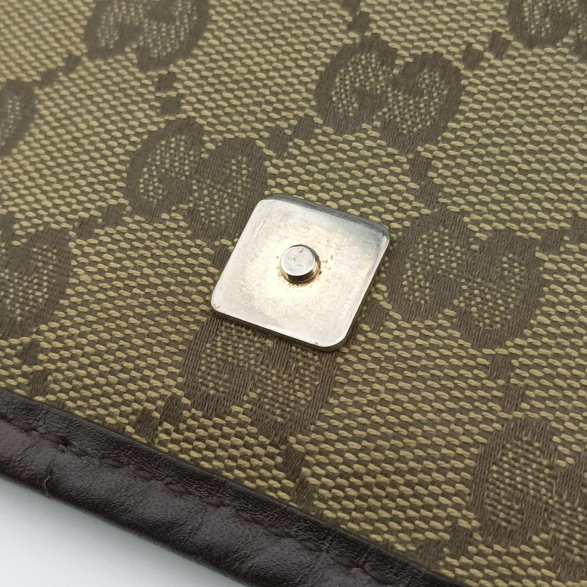 Pre-owned Gucci GG Supreme DiaperBag Brown canvas 233052 shoulderbag | stylenewstar
