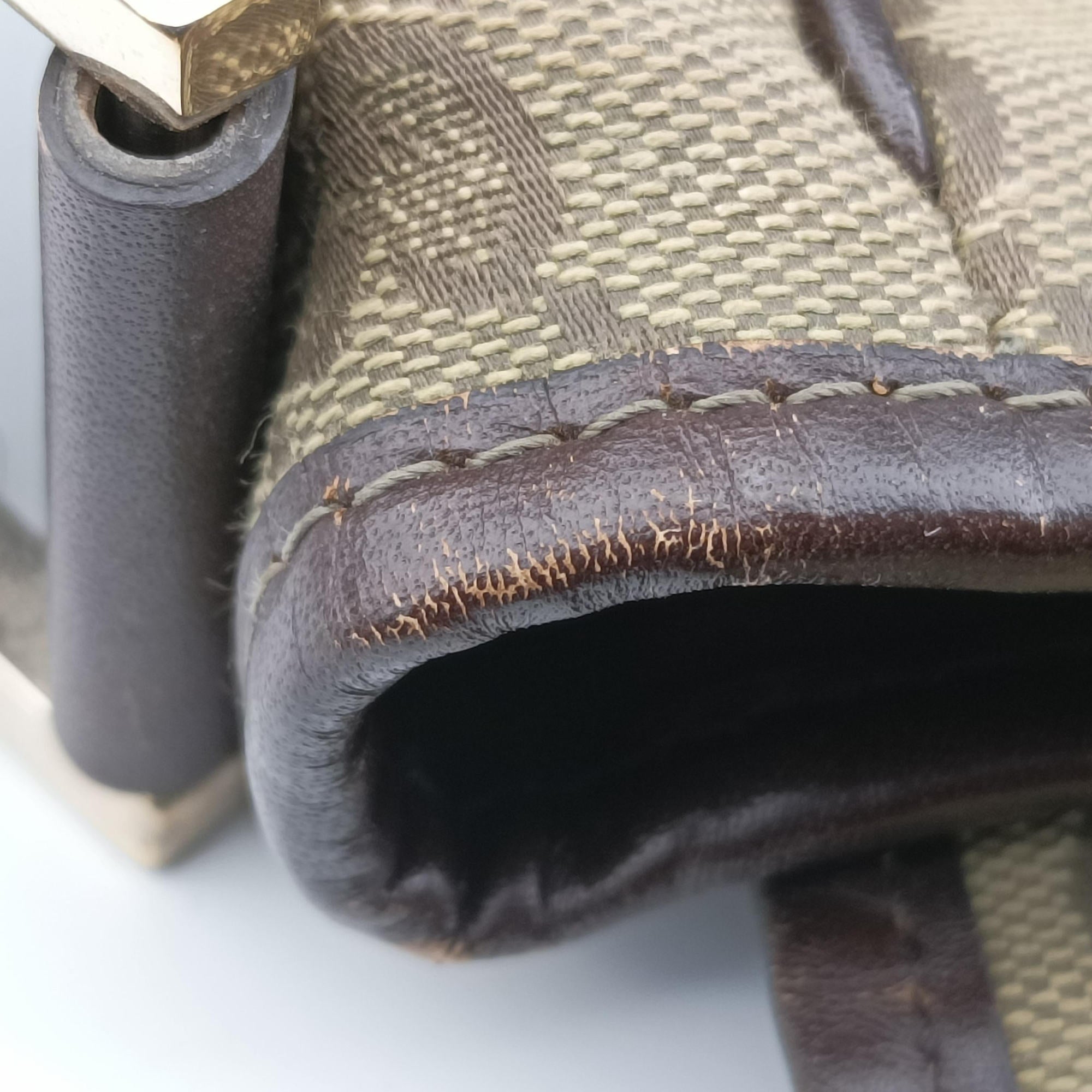 Pre-owned Gucci GG Supreme DiaperBag Brown canvas 233052 shoulderbag | stylenewstar