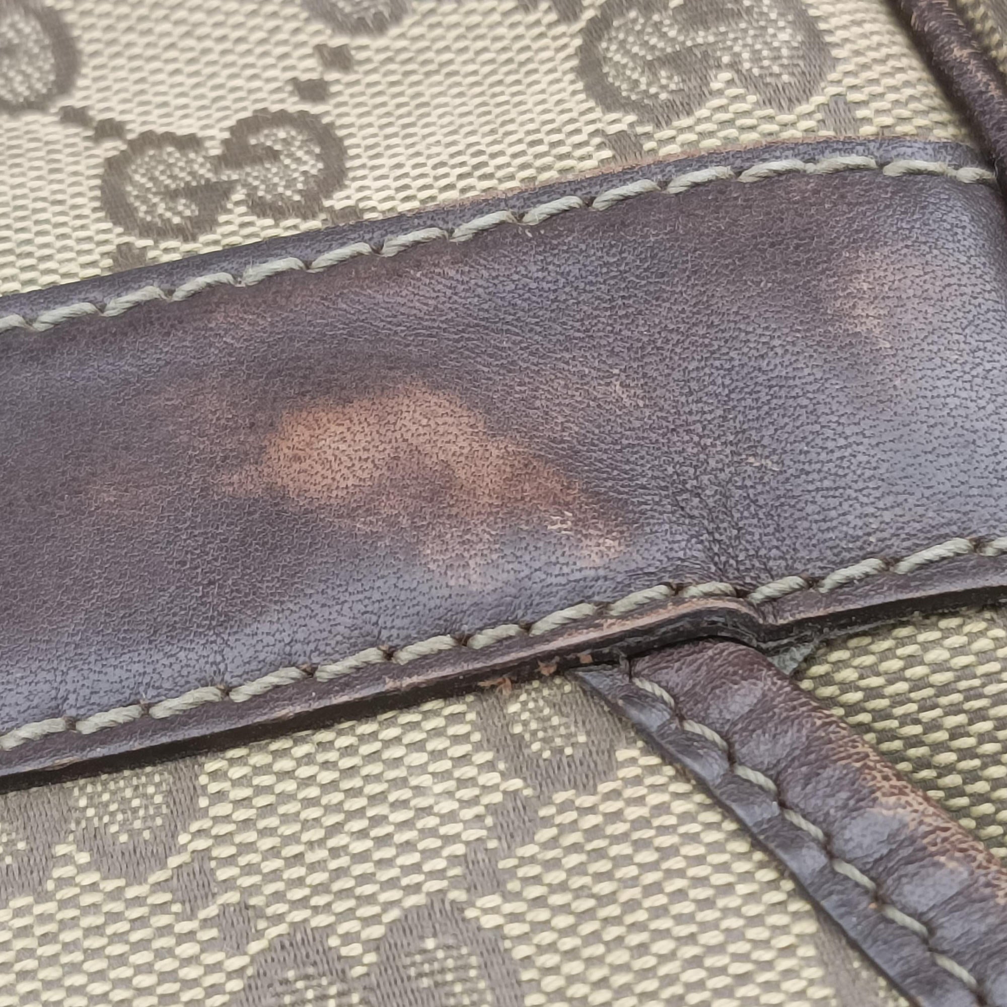 Pre-owned Gucci GG Supreme DiaperBag Brown canvas 233052 shoulderbag | stylenewstar