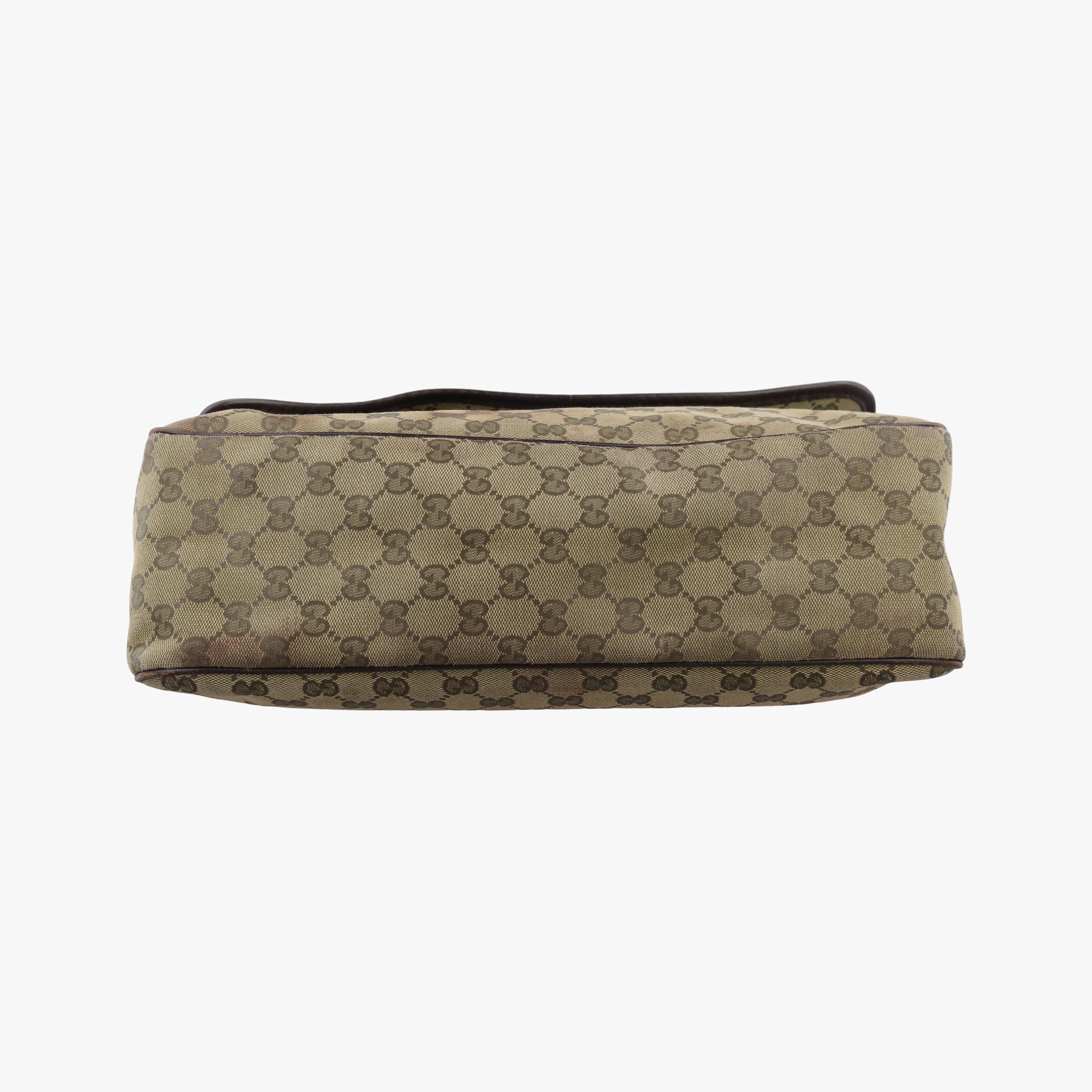 Pre-owned Gucci GG Supreme DiaperBag Brown canvas 233052 shoulderbag | stylenewstar
