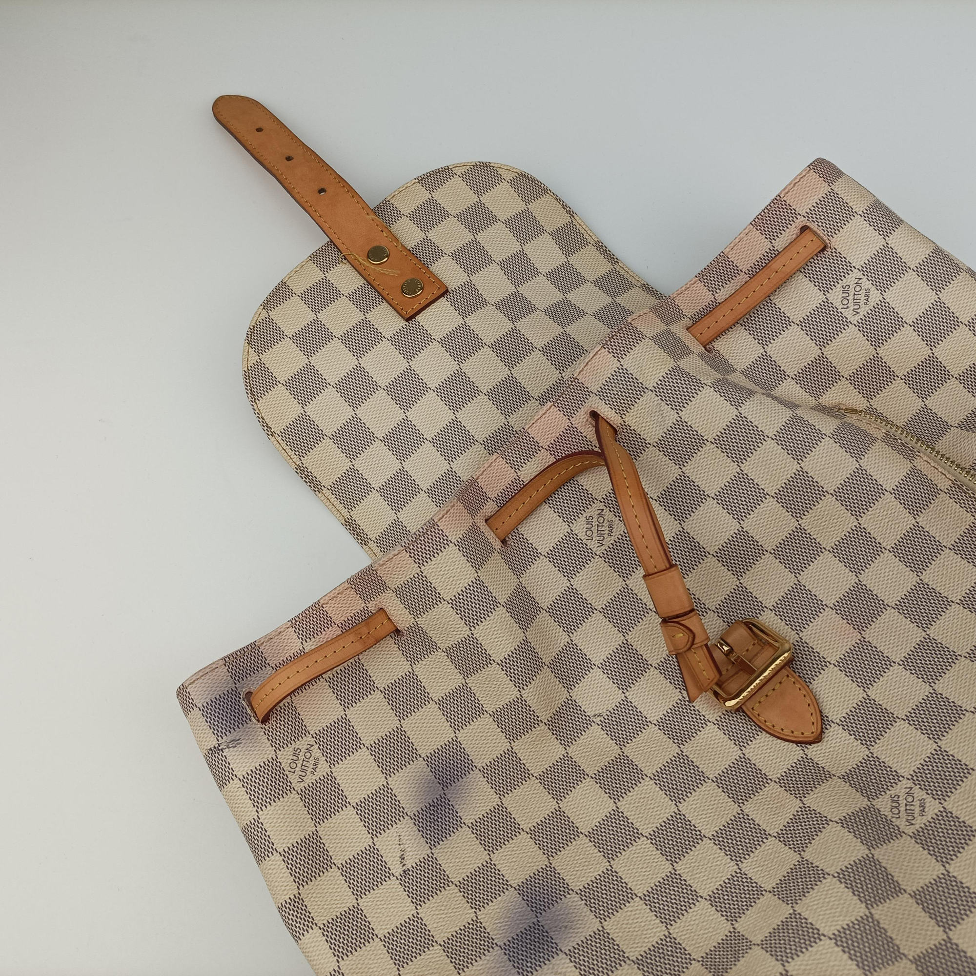 Secondhand Louis Vuitton SPERONE　 AZUR Damier Canvas N41578 backpack/rucksack | stylenewstar