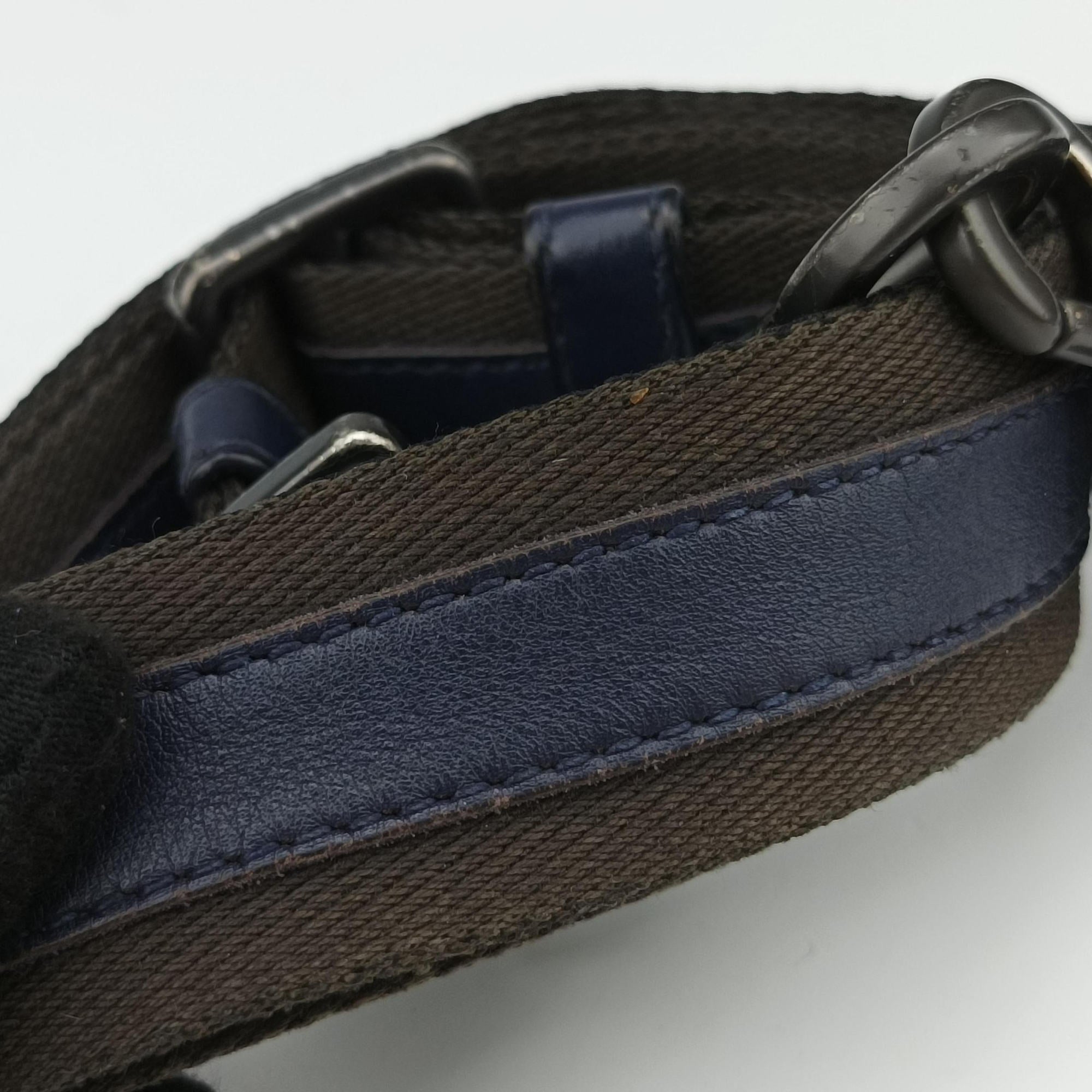 Pre-owned Bottega Veneta Intrecciato Blue lambskin  shoulderbag | stylenewstar